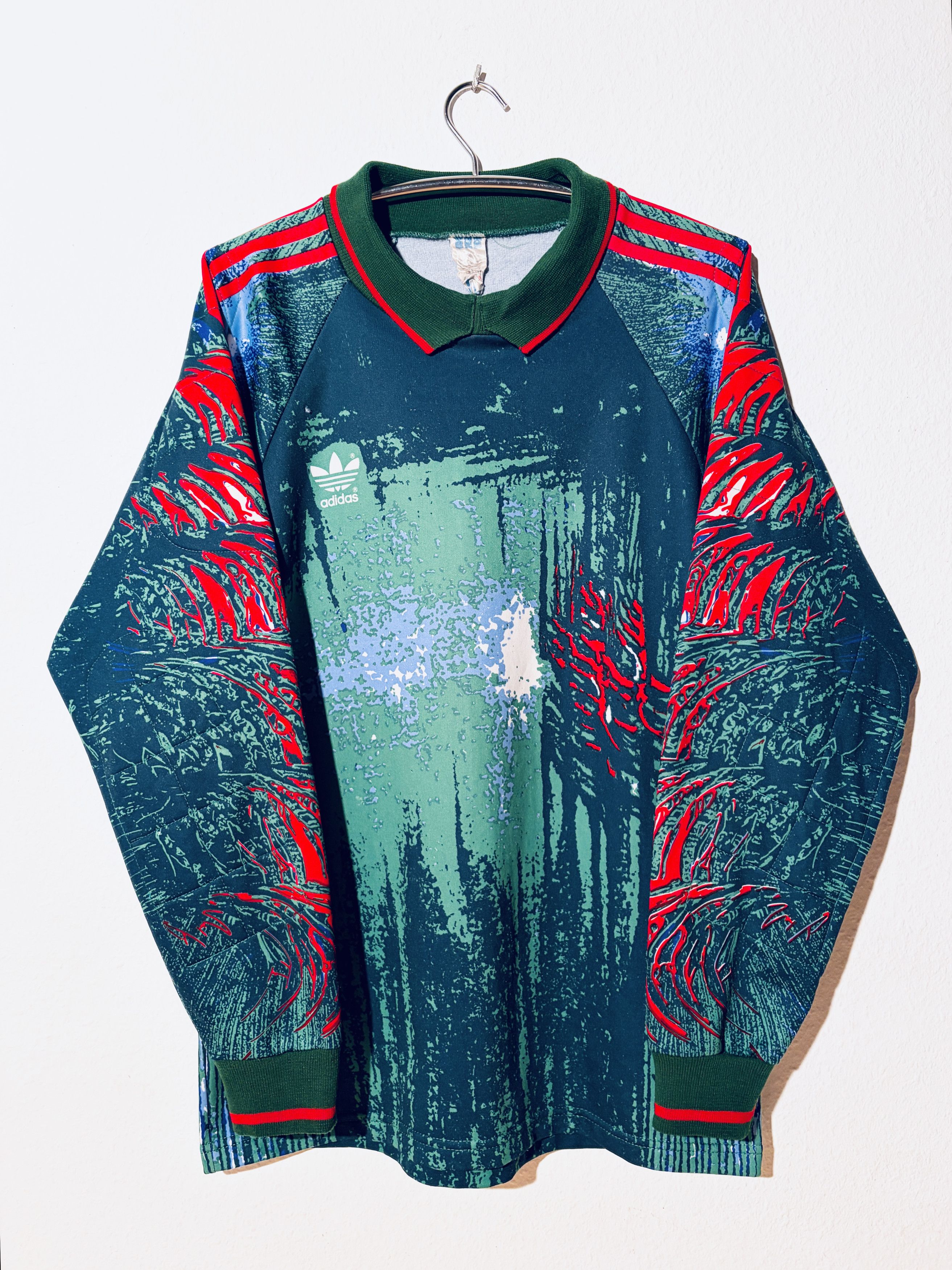 Adidas 1990´s Vintage Goalkeeper Template Shirt Romania 1994 Size US L / EU 52-54 / 3 - 1 Thumbnail