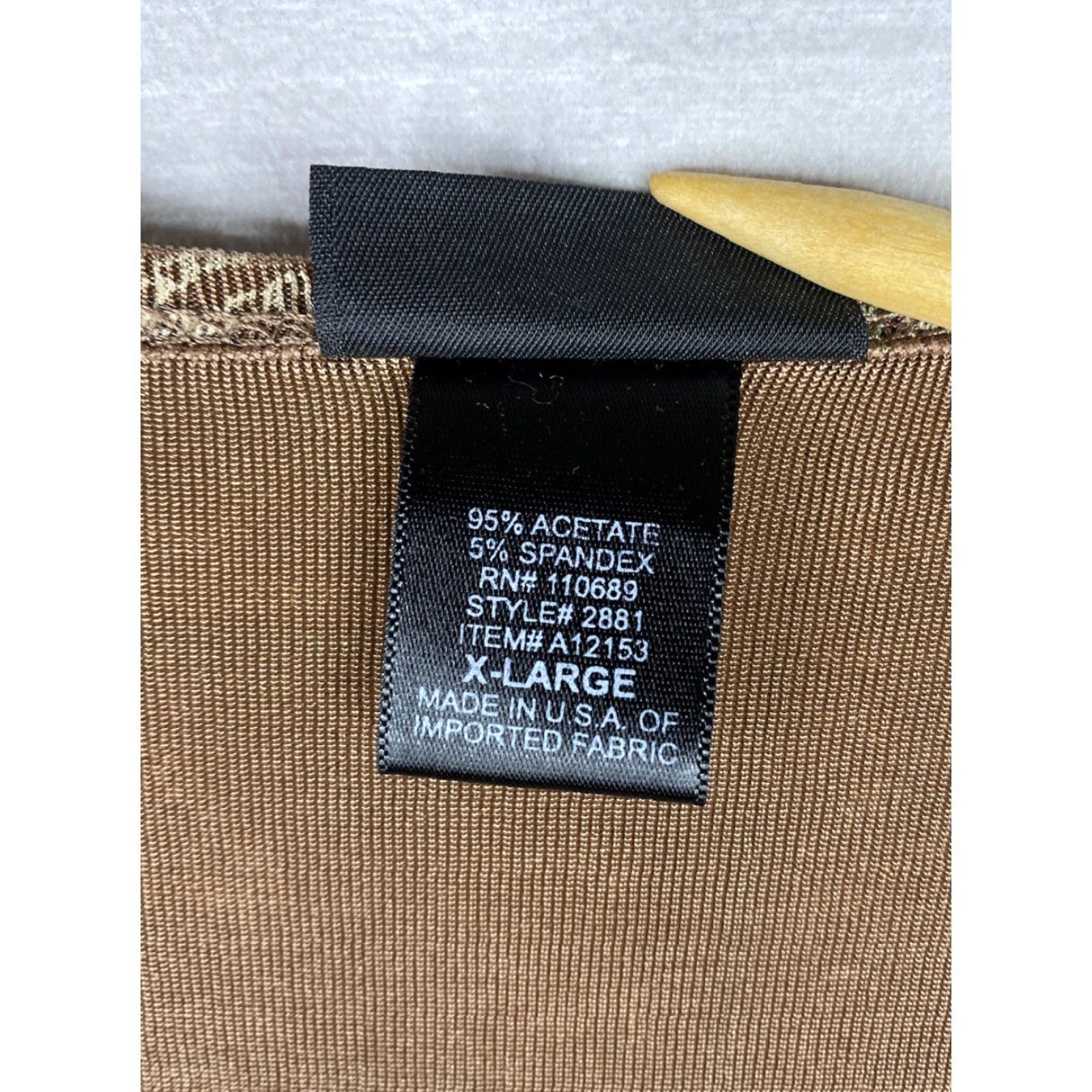 Vintage Citiknits Dress Womens XL Brown Printed Sleeveless Scoop Neck Maxi Travel Knit Size XL / US 12-14 / IT 48-50 - 4 Thumbnail