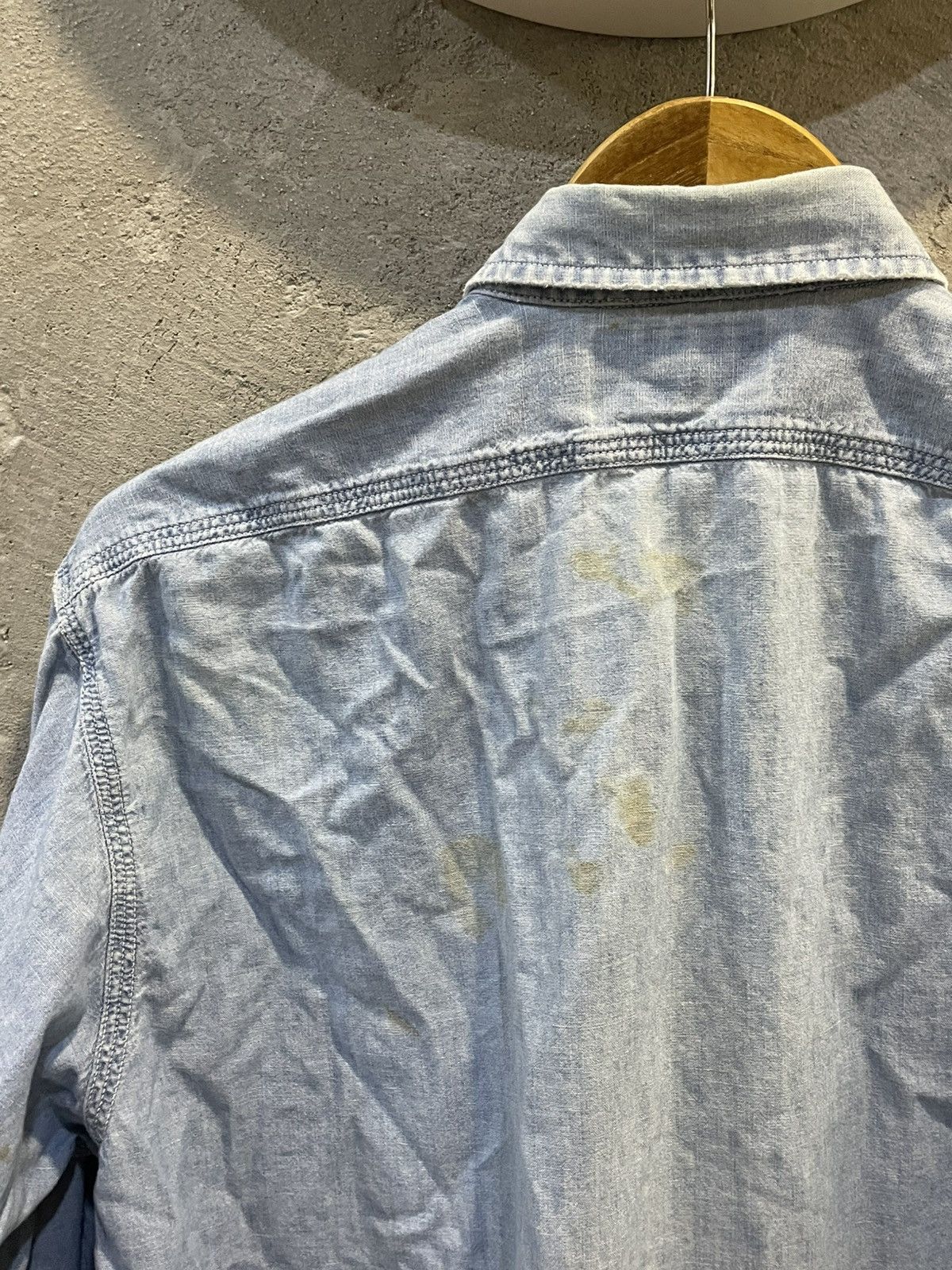 RRL Ralph Lauren RRL Ralph Lauren Western Denim L/S Button Up Shirt Size US L / EU 52-54 / 3 - 21 Thumbnail