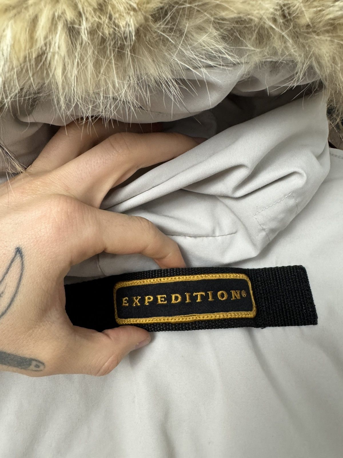 Canada Goose Canada Goose Expedition Beige Down Fur Coat Parka Jacket Size US XS / EU 42 / 0 - 4 Thumbnail
