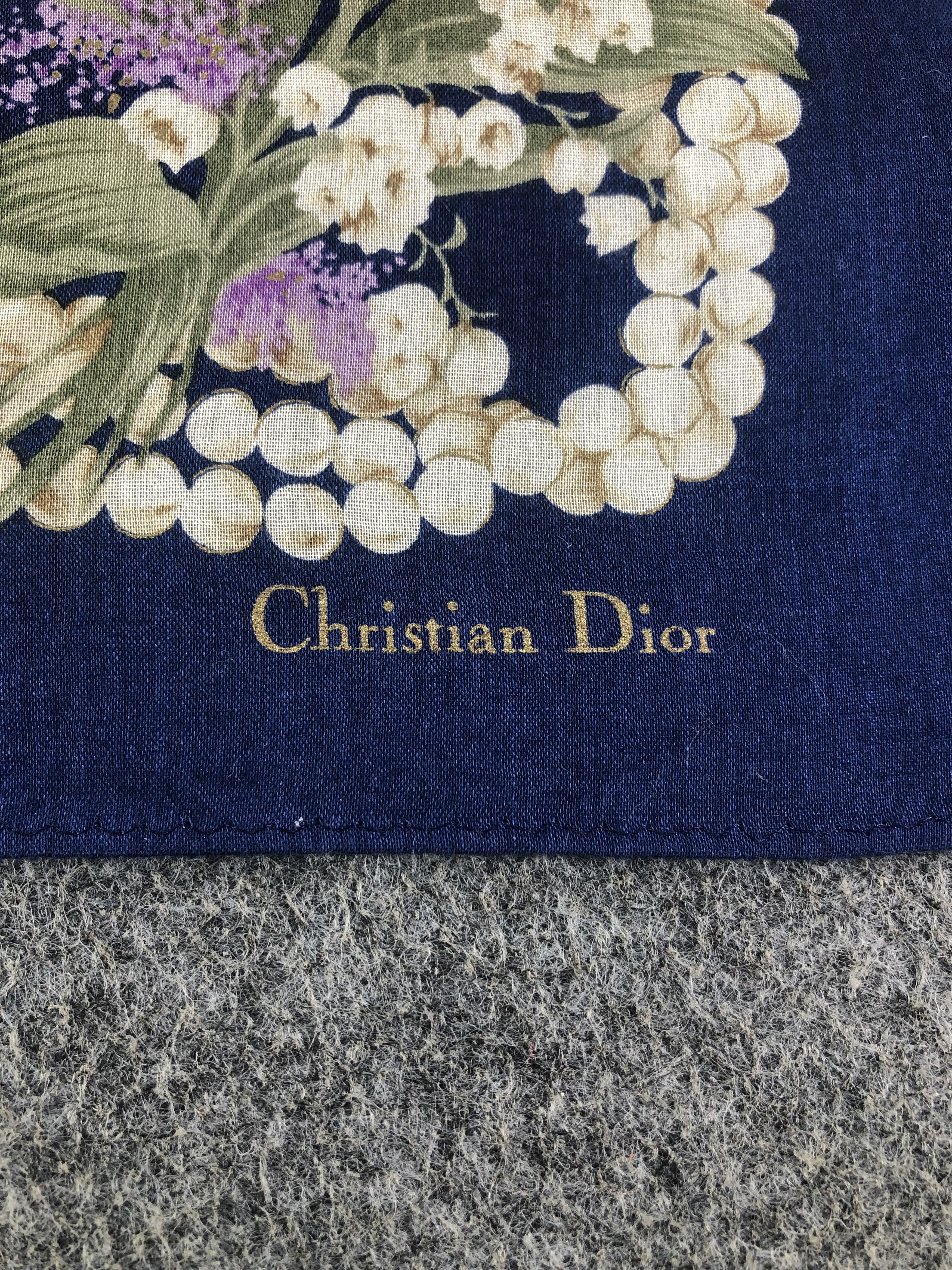 Vintage Christian Dior Handkerchief / Bandana / Neckerchief Size ONE SIZE - 5 Thumbnail