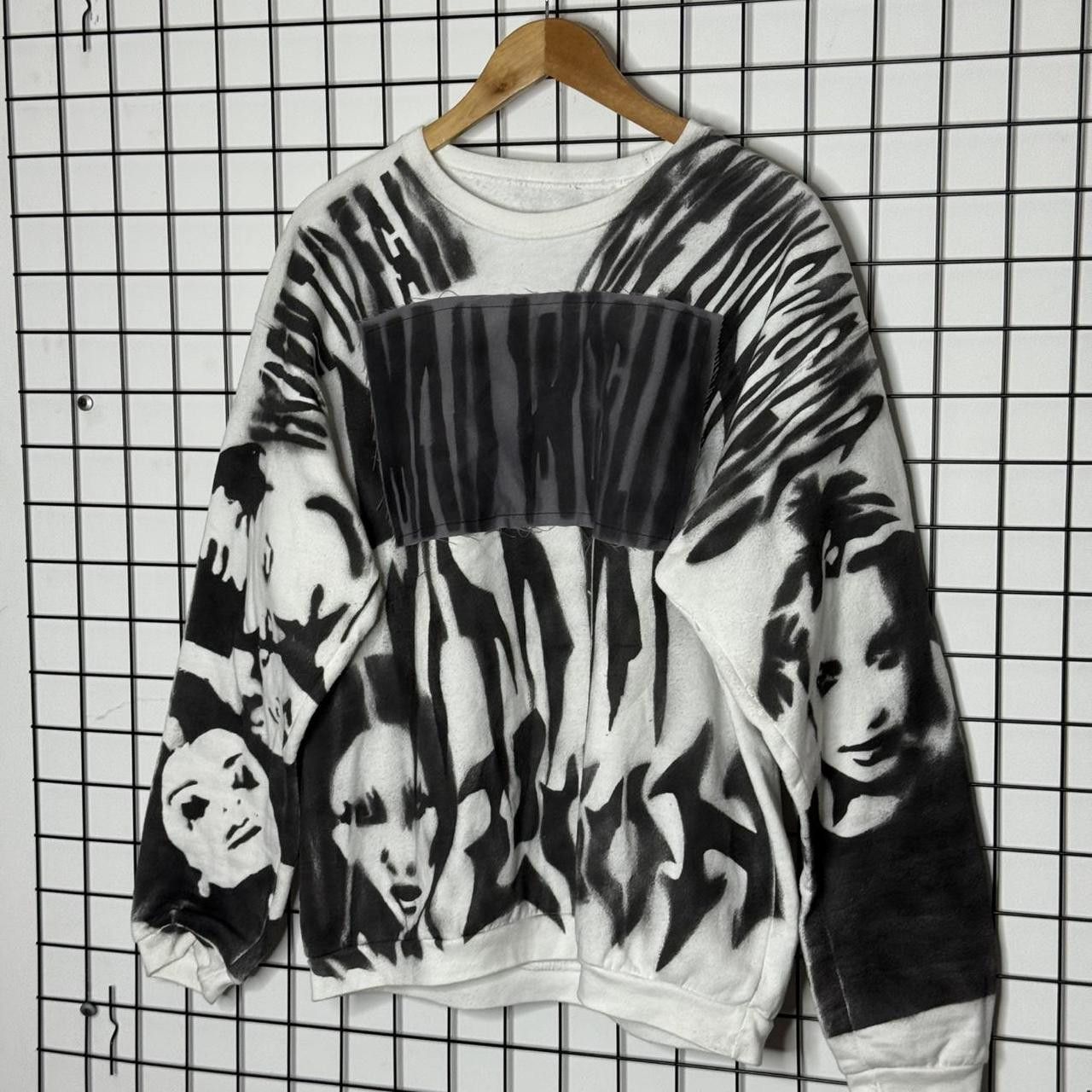 Vintage Vintage 90s Custom 1 of 1 Sweatshirt Avantgarde Size US M / EU 48-50 / 2 - 4 Thumbnail