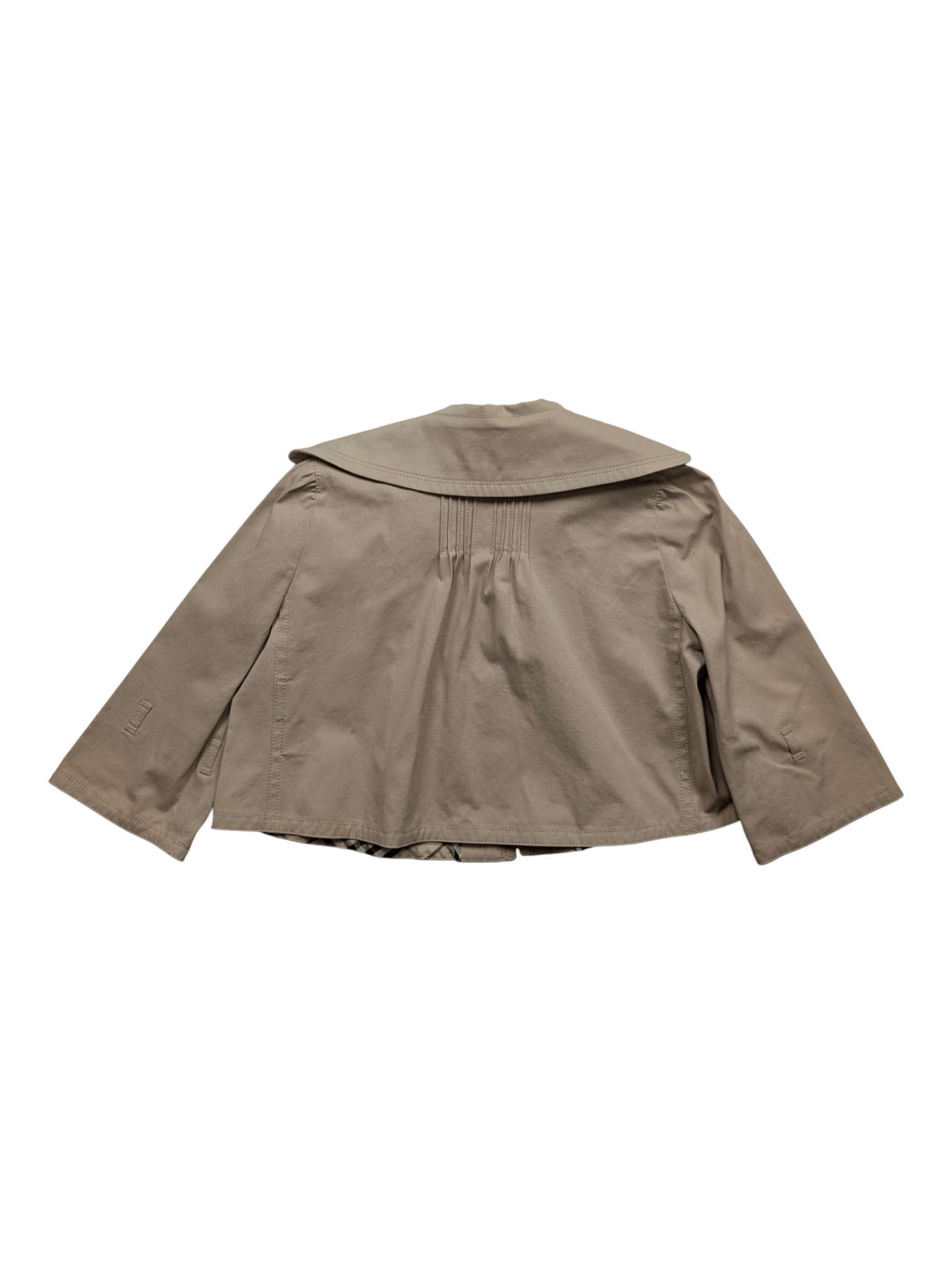 Burberry Burberry Blue Label Beige Cropped Jacket Size XS / US 0-2 / IT 36-38 - 4 Thumbnail