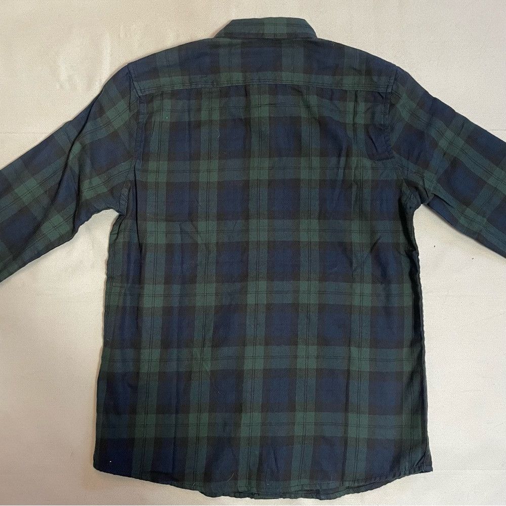 Other NWT New Cotton & Co Navy Green Tartan Plaid Flannel Shirt S Size US XS / EU 42 / 0 - 2 Thumbnail