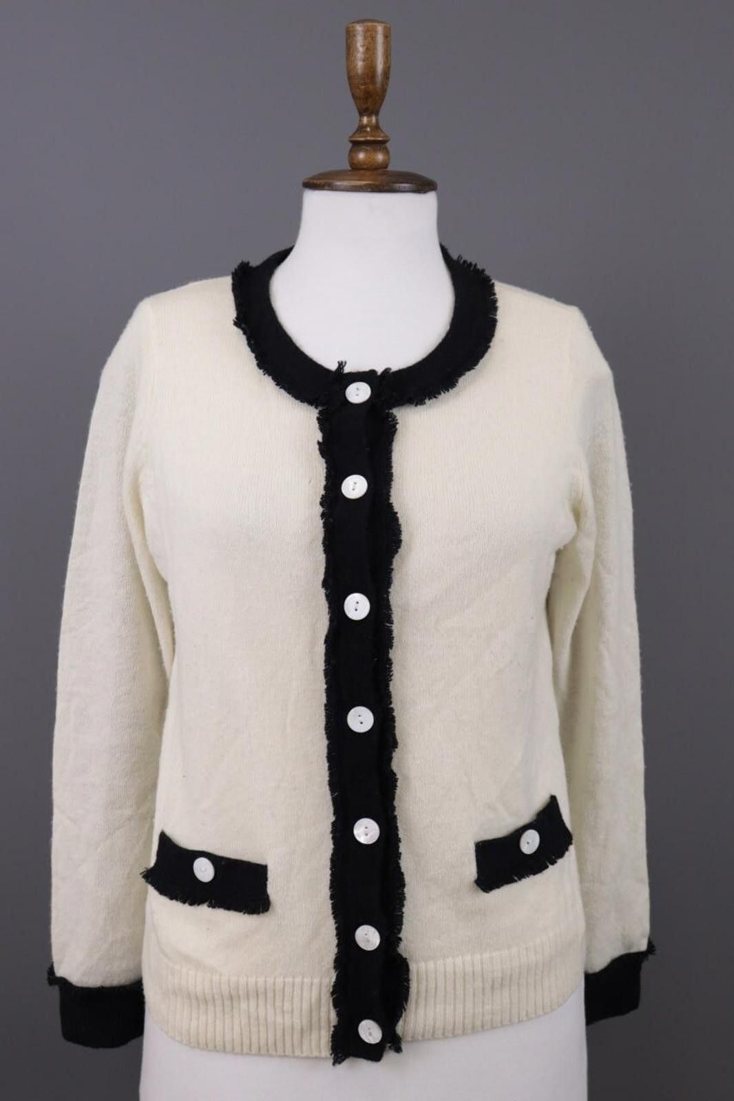 Designer Princess Goes Hollywood Beige Wool Cashmere Sweater Size 38 Size M / US 6-8 / IT 42-44 - 1 Thumbnail