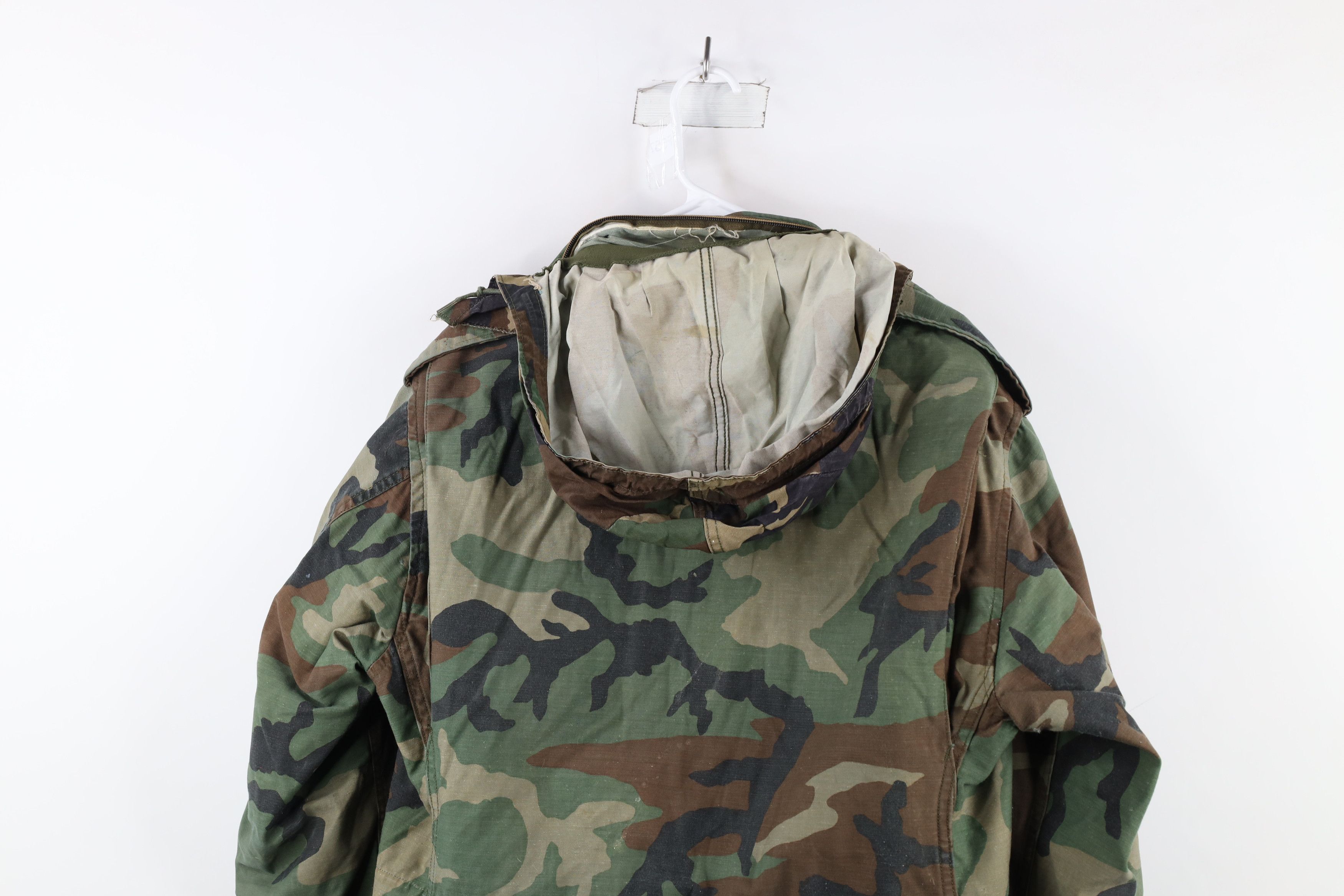 Alpha Industries × Vintage Vintage 80s Alpha Industries Camouflage Field Jacket Size US M / EU 48-50 / 2 - 12 Thumbnail