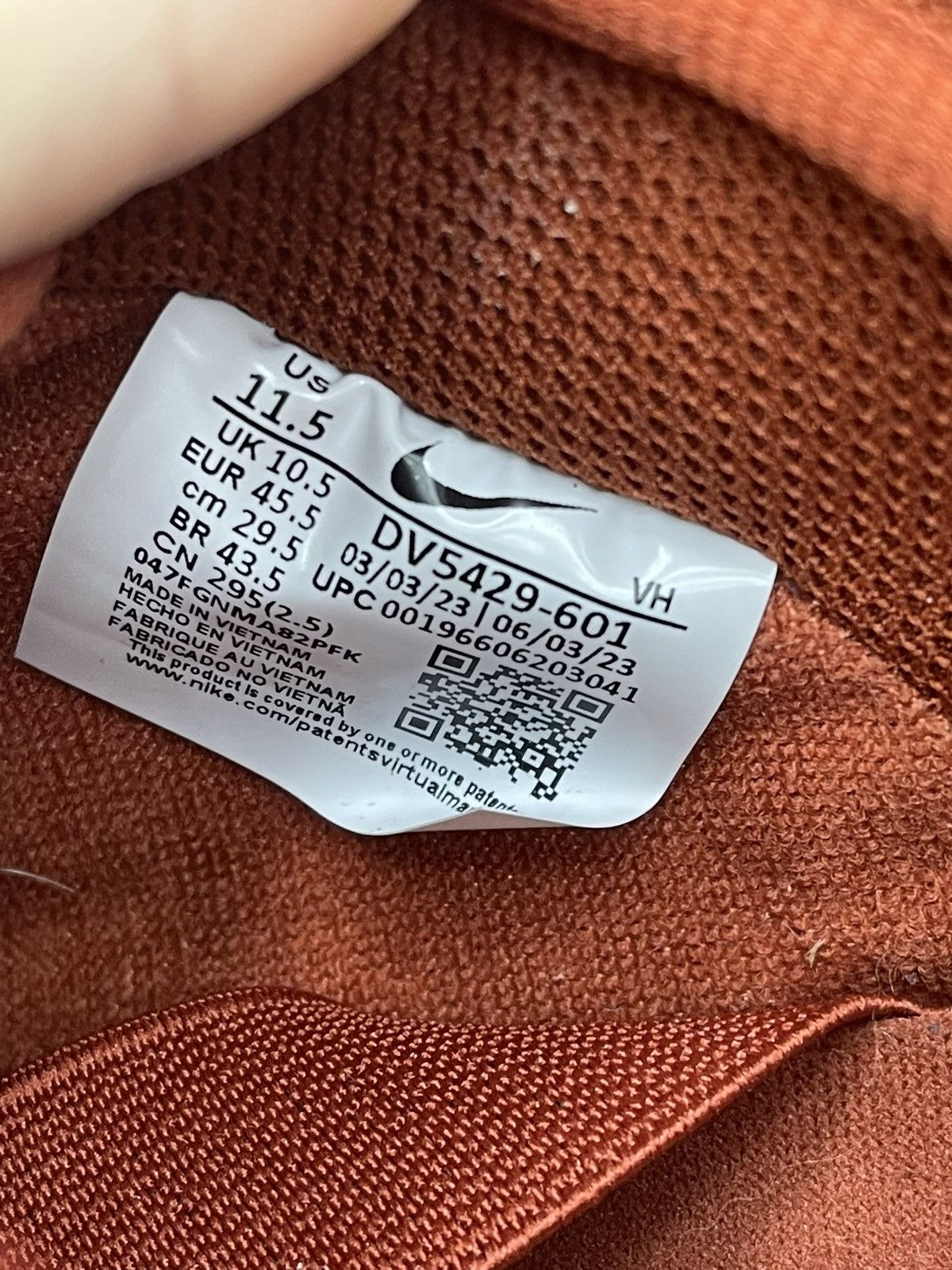 Nike Size 11.5 - Nike Dunk Low SB Mystic Rosewood Size US 11.5 / EU 44-45 - 10 Thumbnail