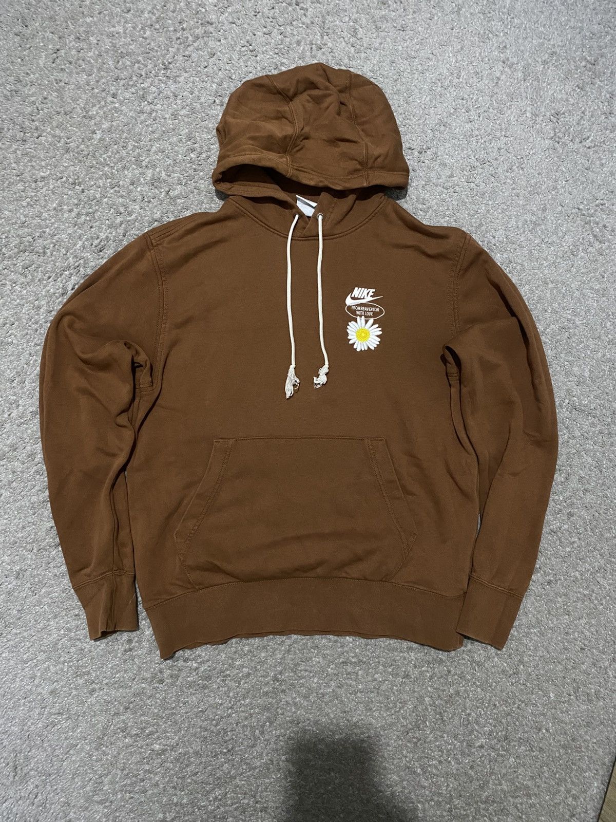 Nike Nike French Terry Hoodie Have a Nike Day M Pecan y2k Size US M / EU 48-50 / 2 - 18 Thumbnail