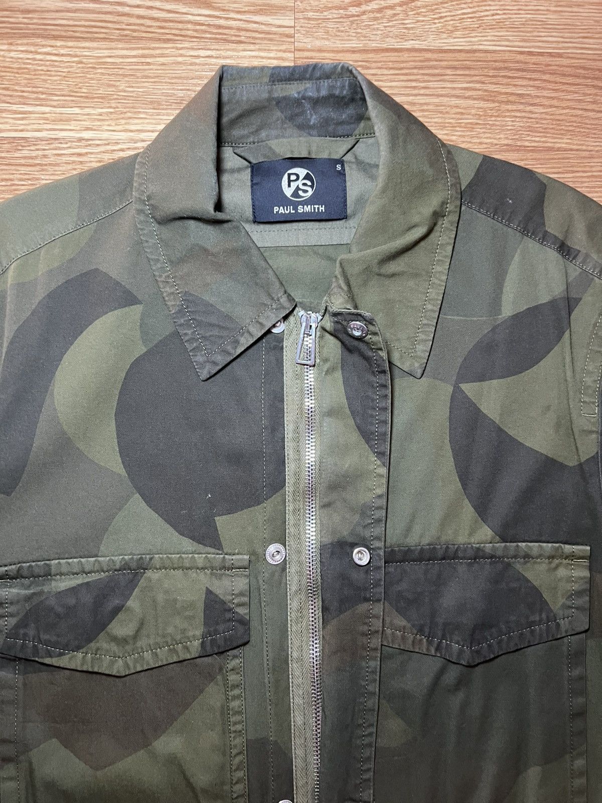 Paul Smith PS Paul Smith Abstract Camo Print Jacket Size US S / EU 44-46 / 1 - 3 Thumbnail