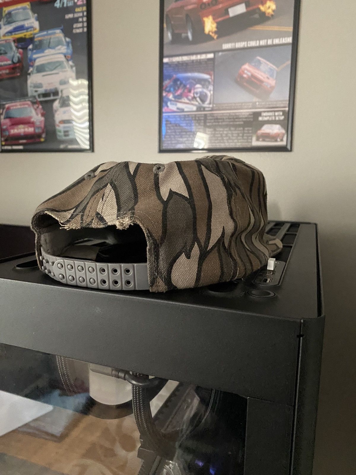 Vintage RARE Miller Lite Whitetail Camo Rope Hat Size ONE SIZE - 8 Thumbnail
