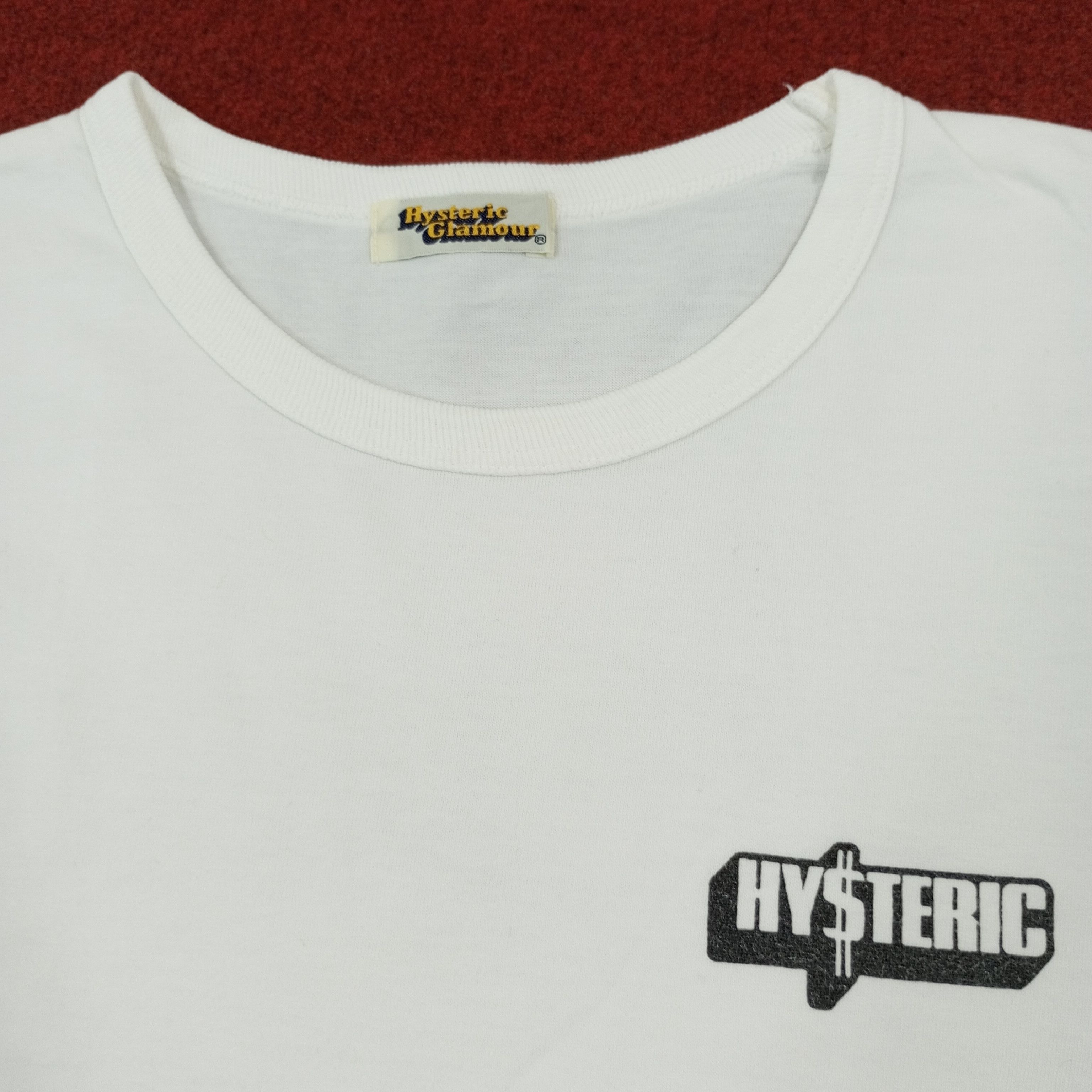 Hysteric Glamour Hysteric Glamour Japanese Brand Backprint Tshirt Size US XS / EU 42 / 0 - 4 Thumbnail