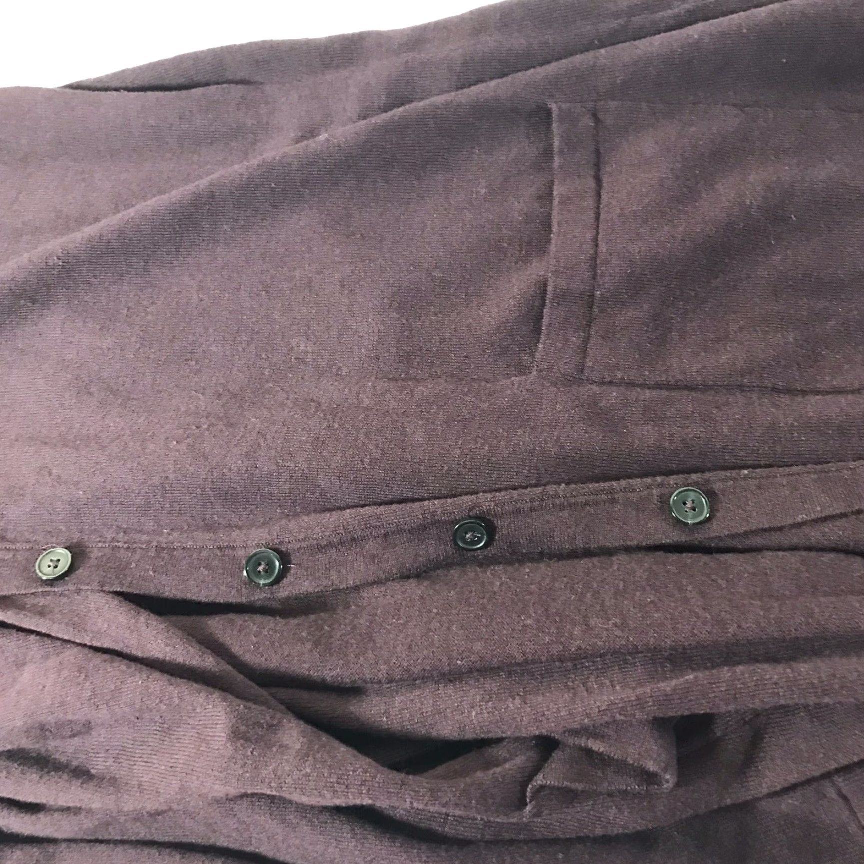 J. Jill J. Jill Oversized Duster Sweater Womens Size M Plum Long Sleeve V-Neck Knitted Casual Workwear Size M / US 6-8 / IT 42-44 - 7 Thumbnail