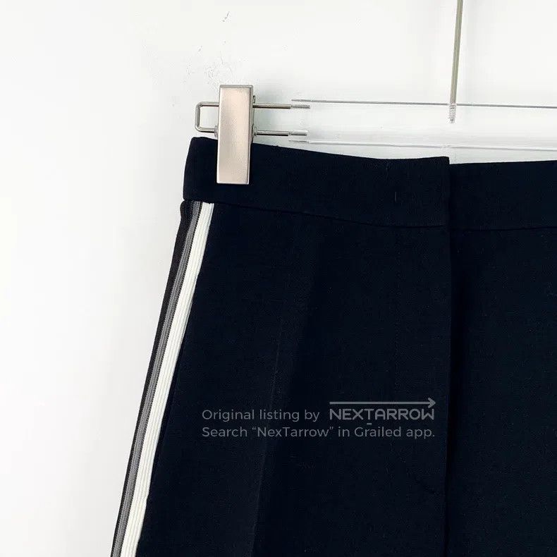 Fendi Black Side Striped Casual Long Pants