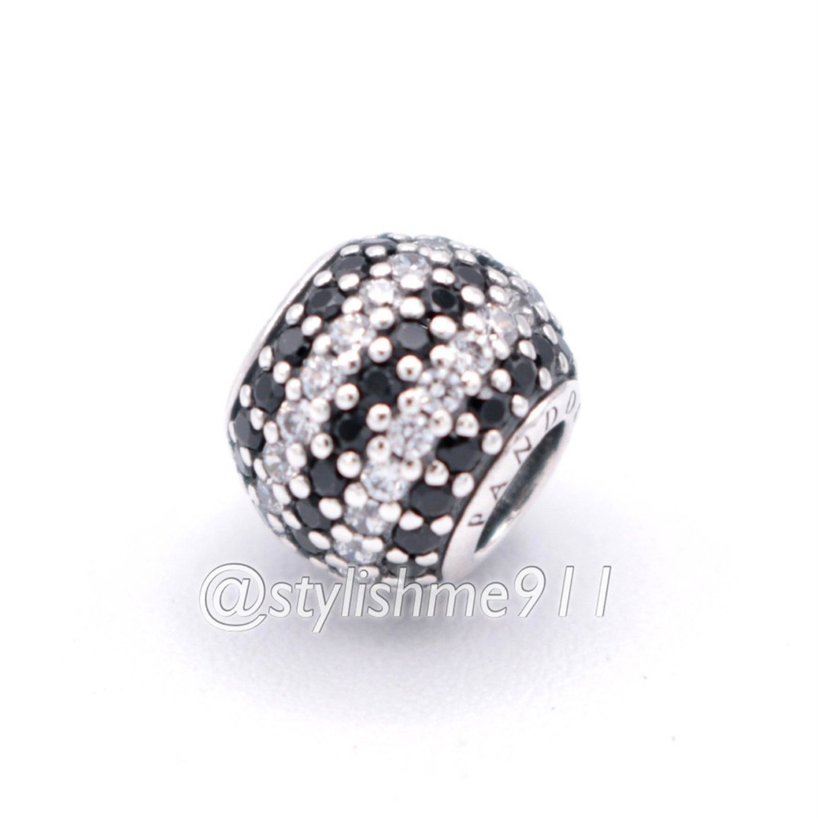 pandora Authentic PANDORA Black Nautical Pave Lights Charm Size ONE SIZE - 8 Thumbnail