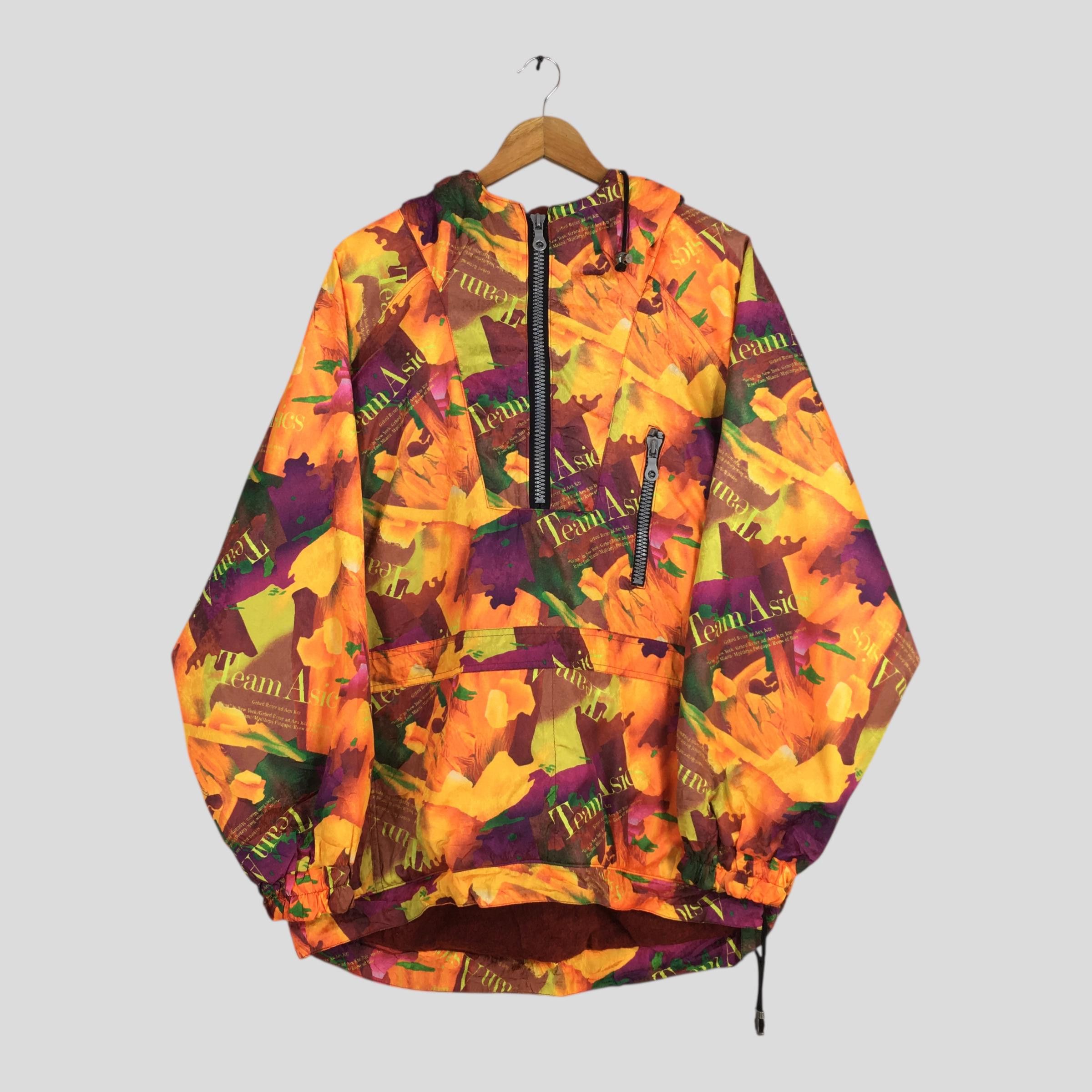 Asics 90s Asics Japan Snow Gear Ski Wear Jacket Hoodie XLarge Size US XL / EU 56 / 4 - 1 Thumbnail