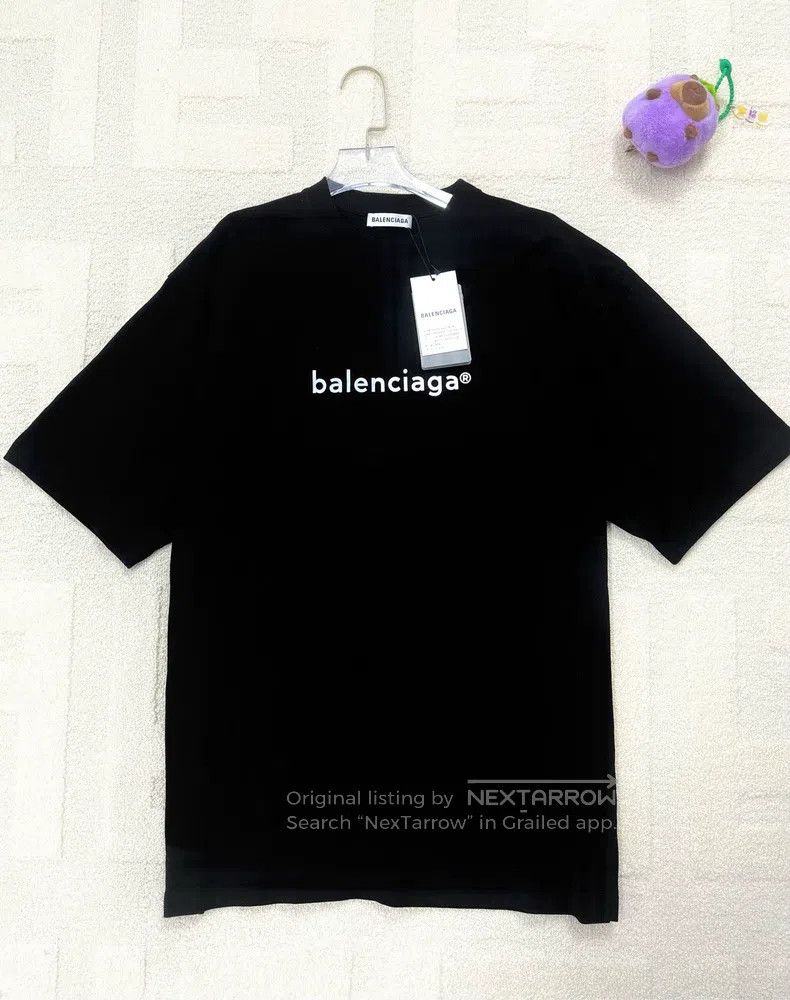 Balenciaga Balenciaga Black letter logo print short-sleeve, size S Size US S / EU 44-46 / 1 - 1 Thumbnail