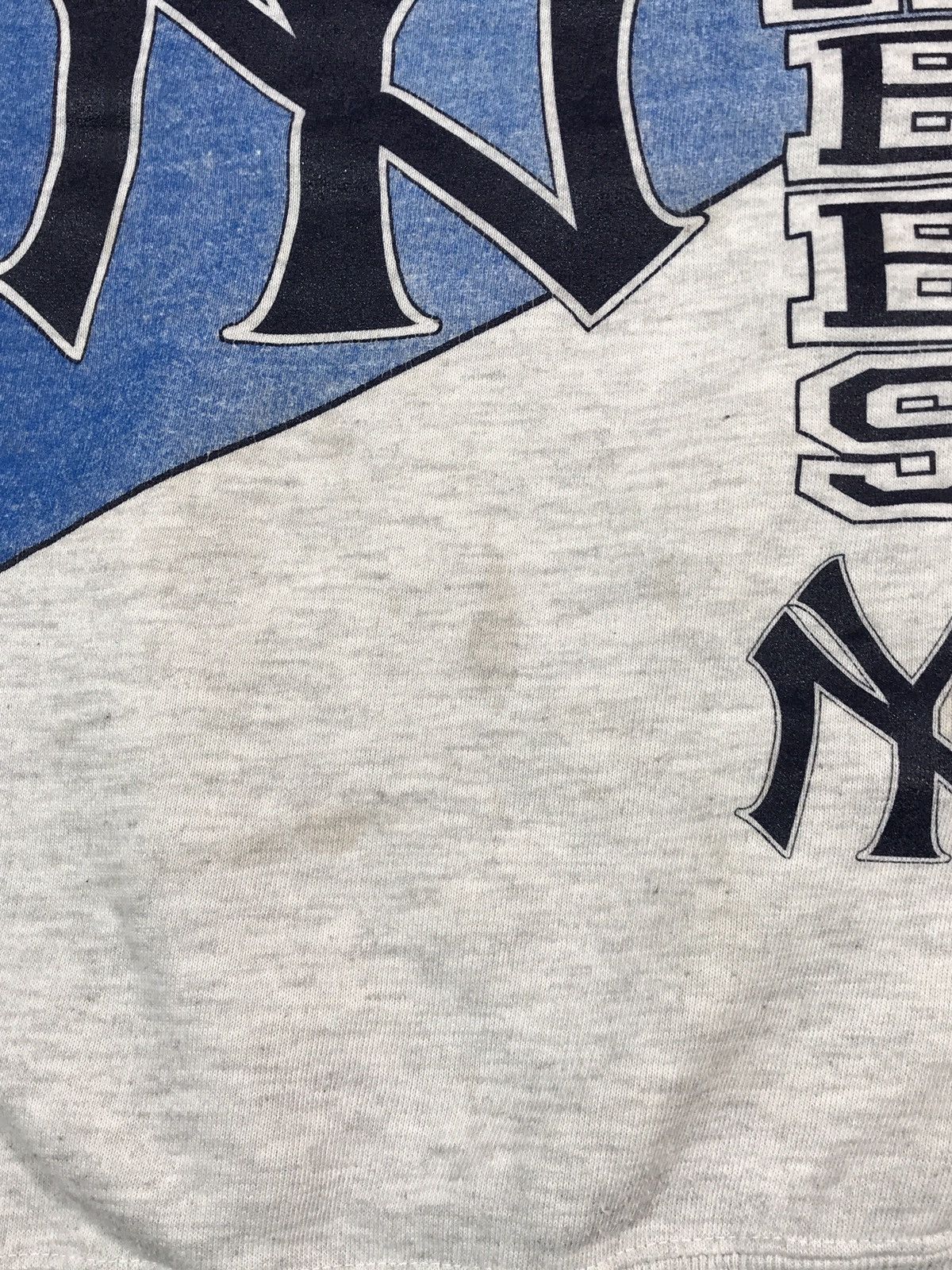 Jerzees × New York Yankees × Vintage Vintage Jerzees New York Yankees Sweatshirt Size US L / EU 52-54 / 3 - 15 Thumbnail
