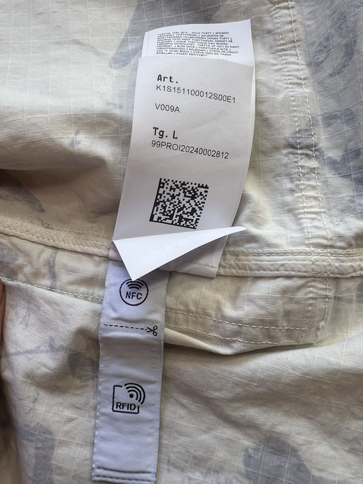 Stone Island Stone Island Desert Camouflage Cotton-Blend Shirt – Size L Size US L / EU 52-54 / 3 - 14 Thumbnail