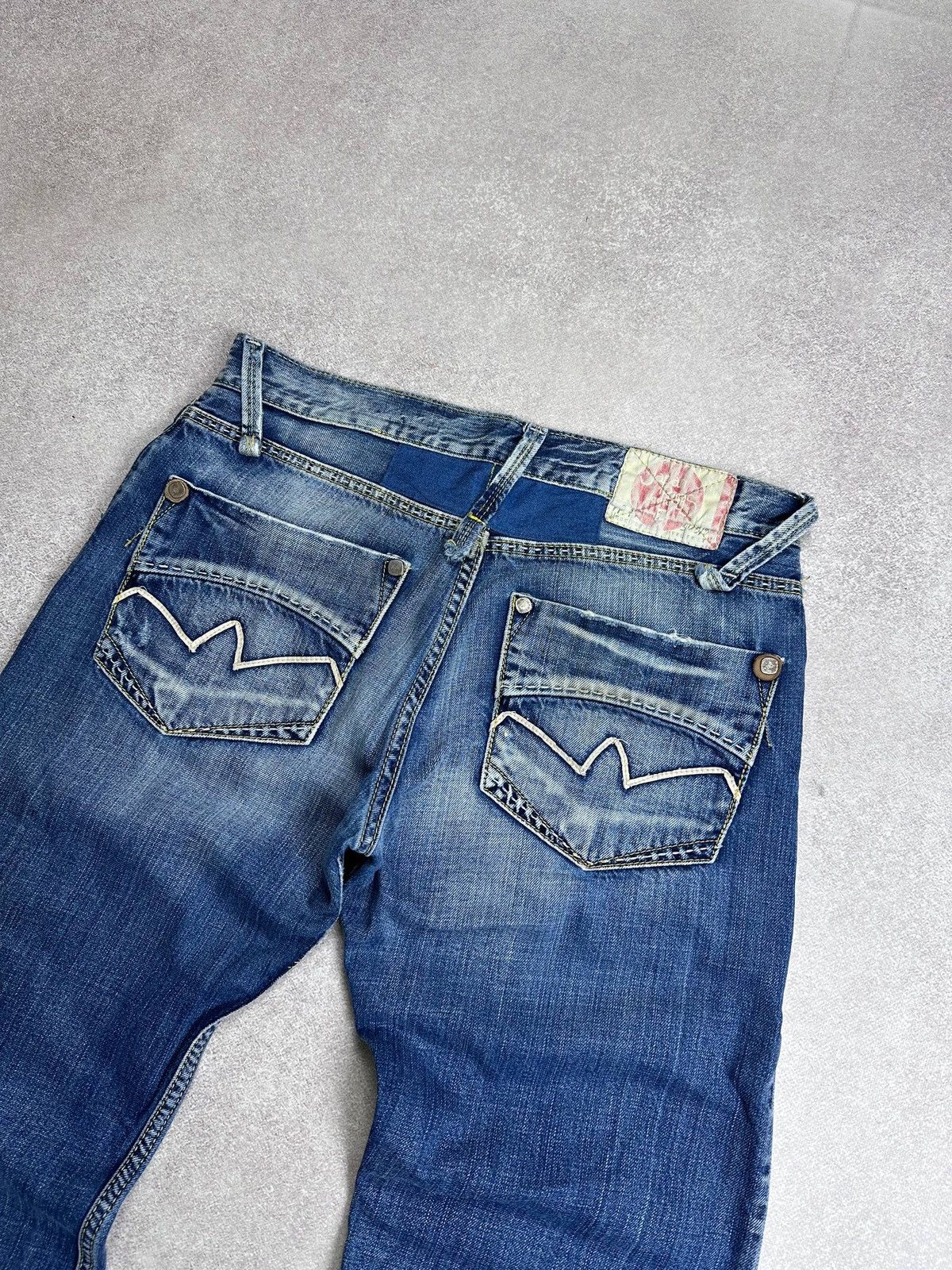 Japanese Brand Vintage Japan Rags Jeans Baggy Y2K Pants 30 Size US 30 / EU 46 - 4 Thumbnail