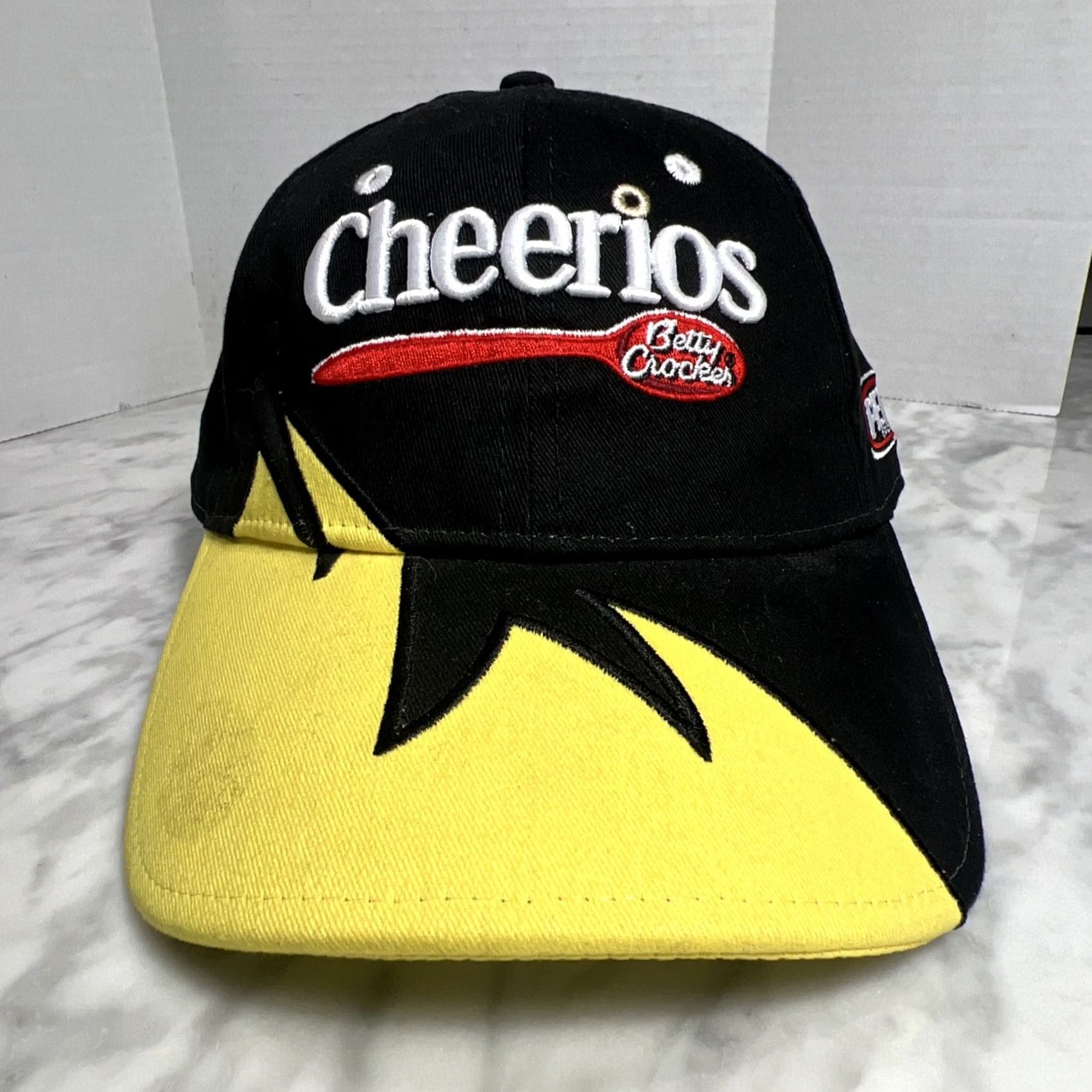 Chase Authentics NASCAR Chase Authentics Hat #43 Cheerios Bobby Lamonte Petty Racing Adjustable Black Men Baseball Cap Size ONE SIZE - 7 Thumbnail