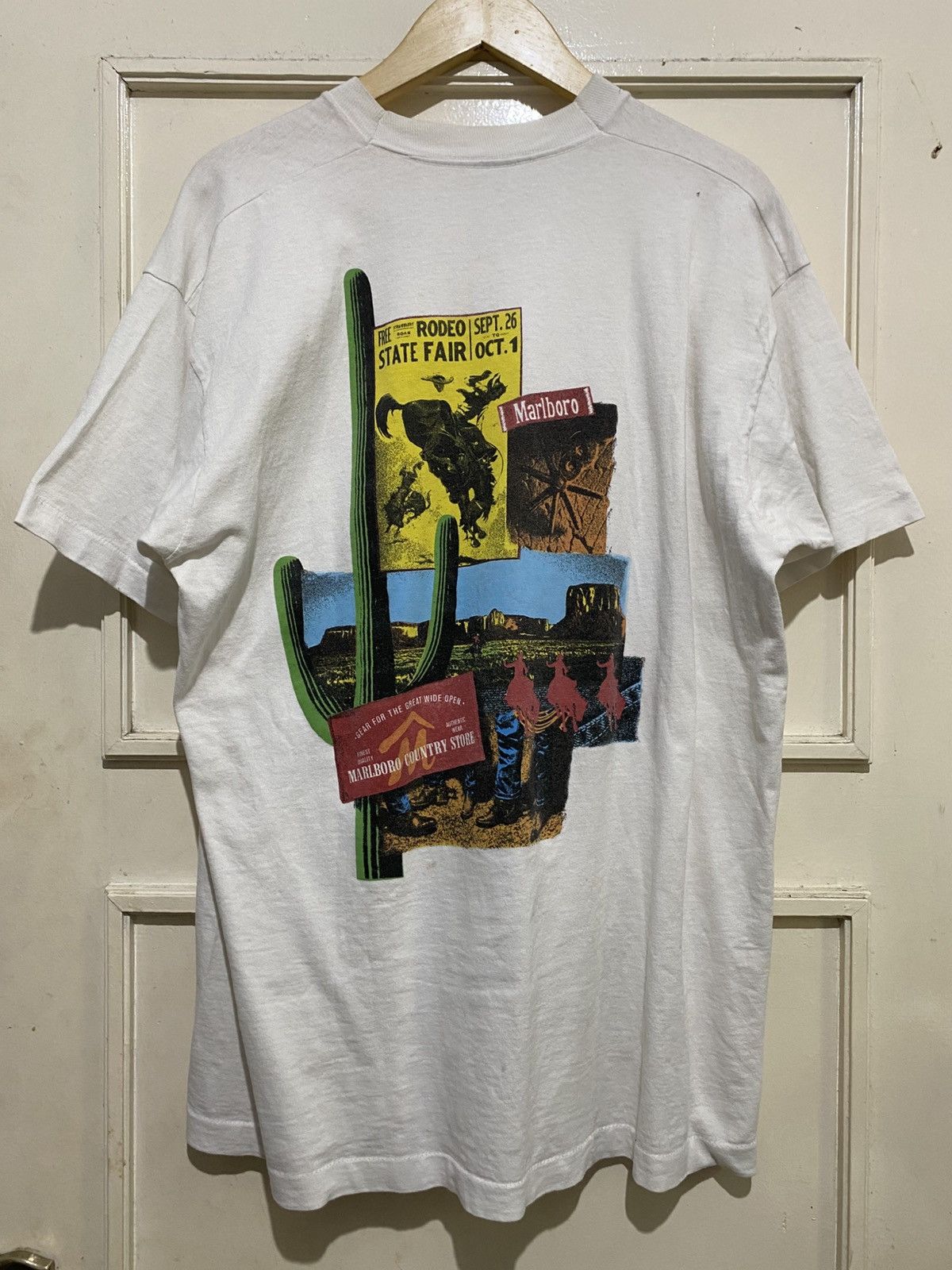 Vintage Marlboro Pocket Tee Size US XL / EU 56 / 4 - 3 Thumbnail