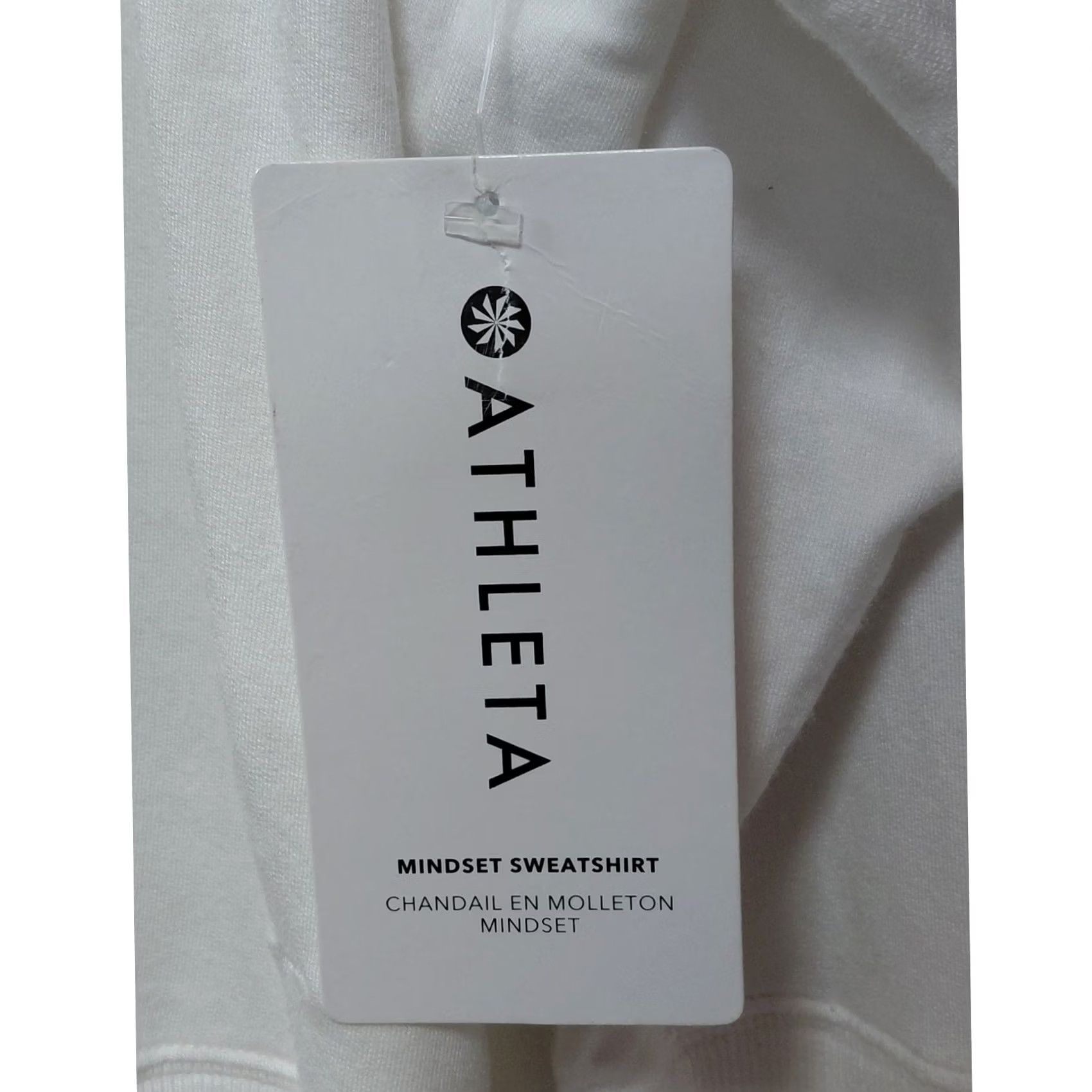Athleta NWT Athleta White Long Sleeve Top Solid Knit Women size 3X Crew Neck Pullover Relaxed Fit Modal Spandex Everyday Casual Size XXL / US 16-18 / IT 52-54 - 7 Thumbnail