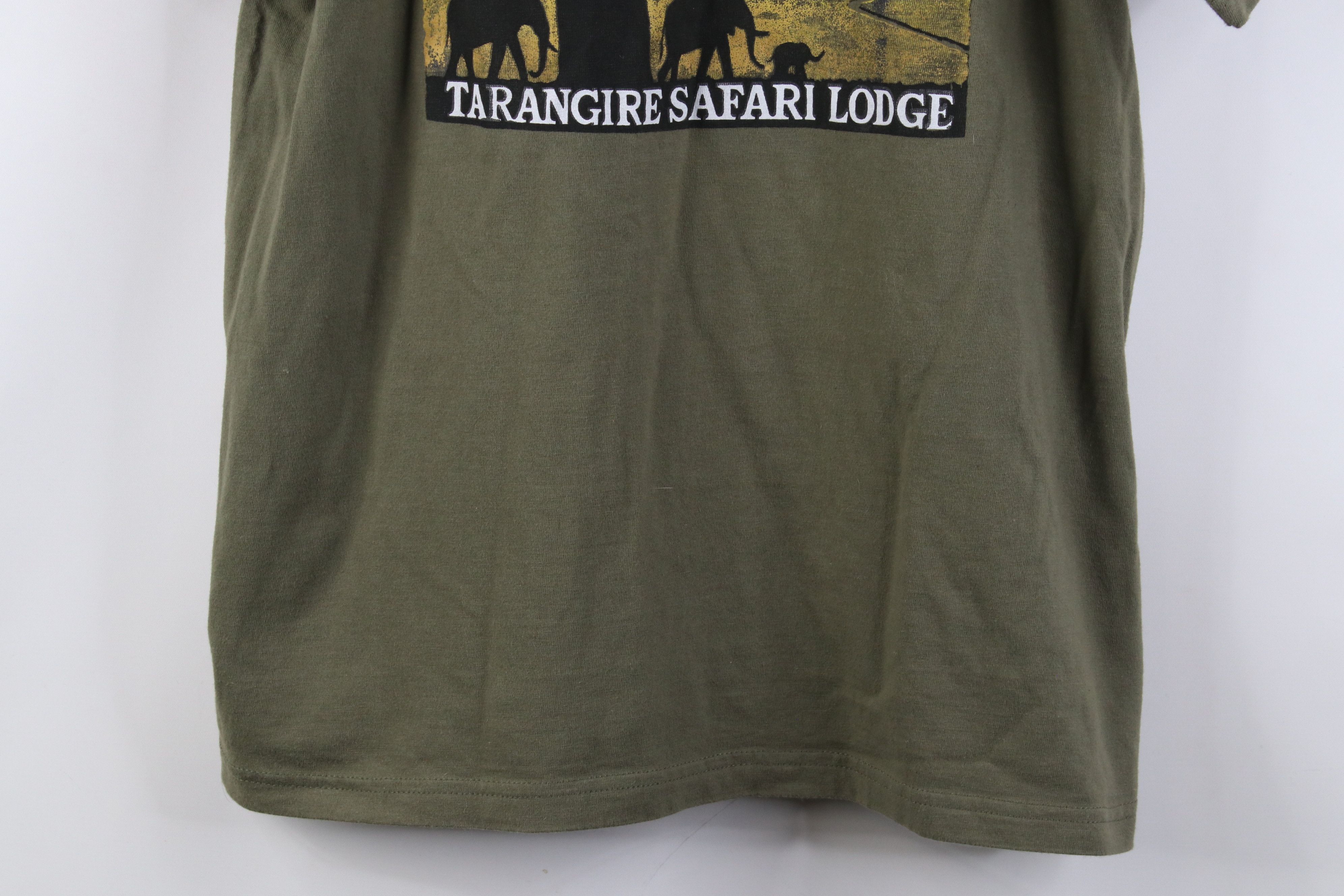 Vintage Vintage 90s Y2K Streetwear Tarangire Safari Lodge T-Shirt Size US L / EU 52-54 / 3 - 3 Thumbnail