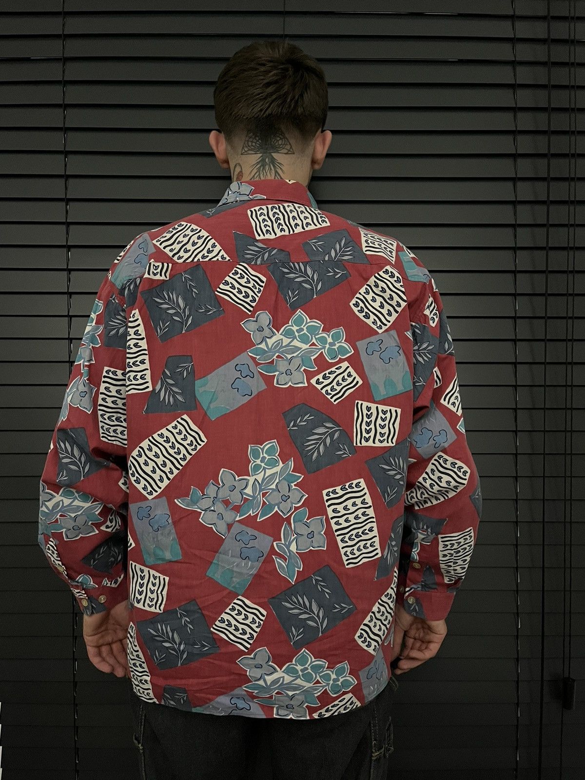 Other The Flagship vintage 90s abstract art button up crazy shirt Size US XL / EU 56 / 4 - 3 Thumbnail