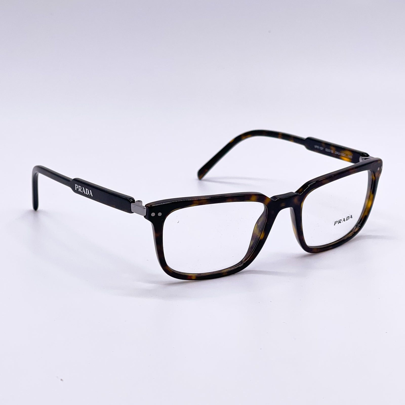 image of New Prada Pr13Yv - 2Au1O1 Eyeglasses in Brown, Men's