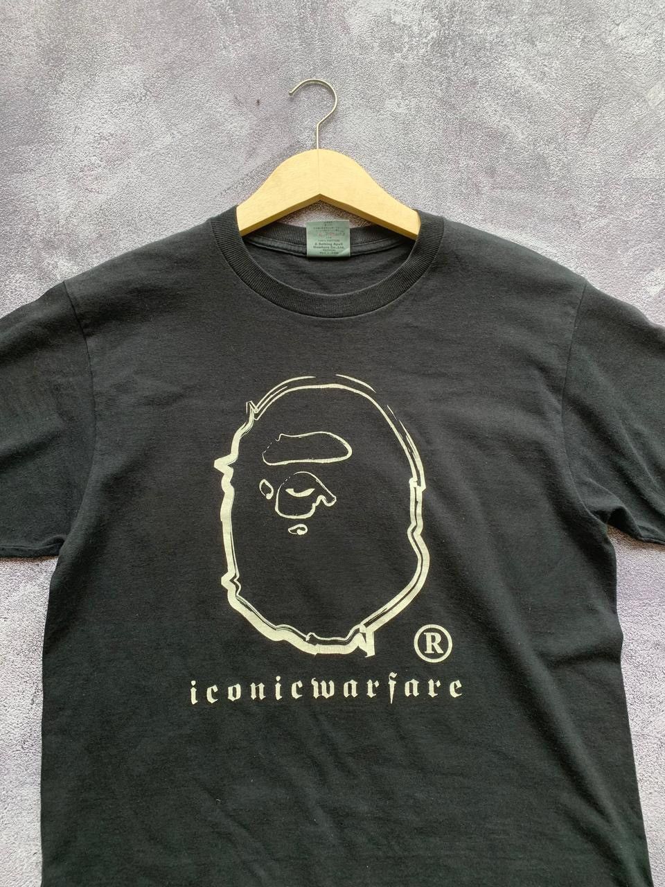 Bape Vintage 90s Bathing Ape x iconic Warfare Big Head Logo Size US M / EU 48-50 / 2 - 2 Thumbnail
