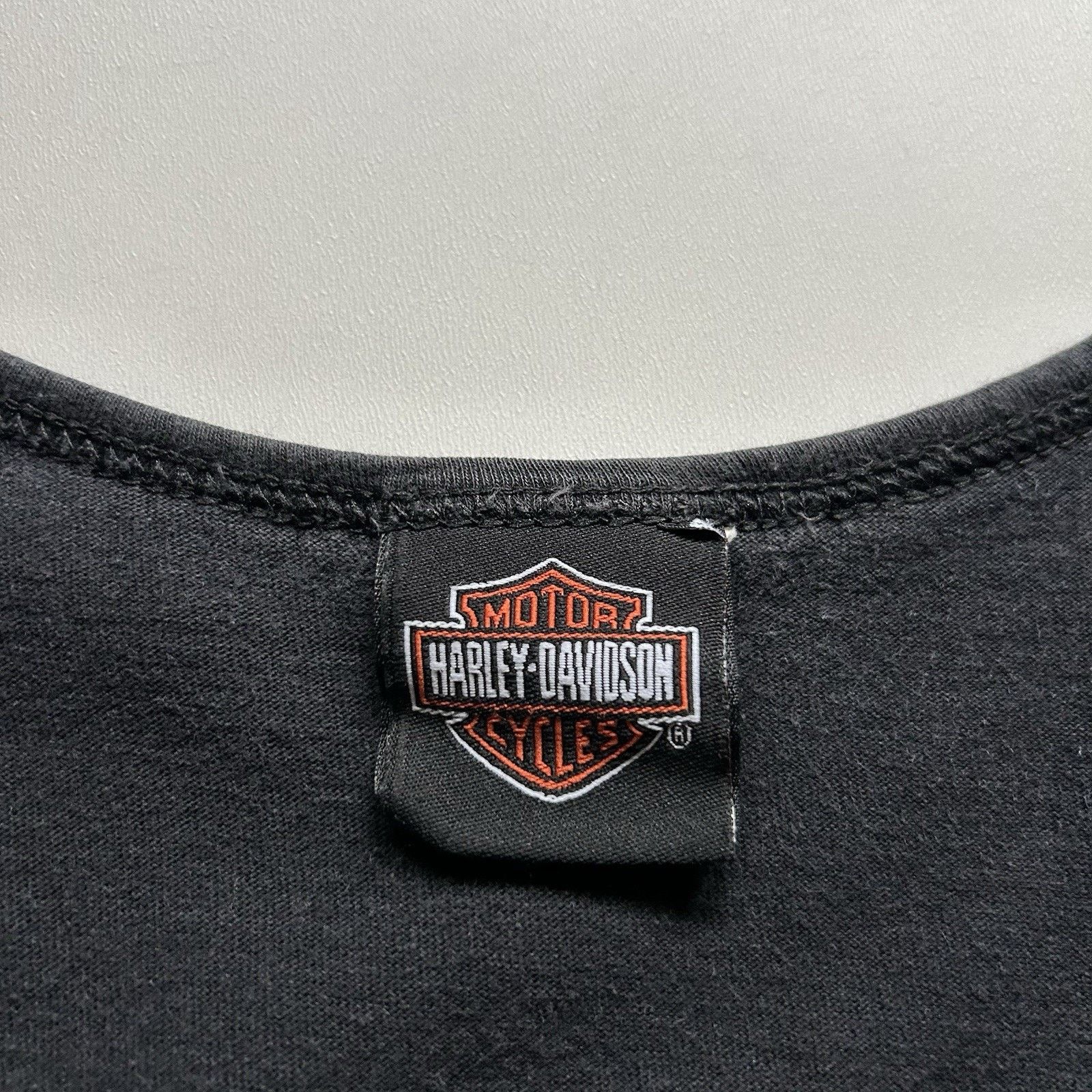 Harley Davidson × Vintage Vintage Harley Davidson Tank Top Shirt XL Faded Black Canada Size US XL / EU 56 / 4 - 8 Thumbnail