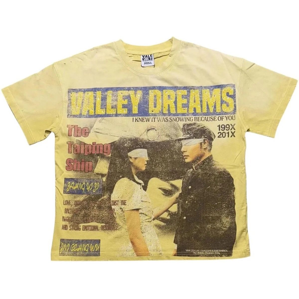 Vale Vale Forever Cross Taipei Bling Tee Yellow Size US M / EU 48-50 / 2 - 1 Thumbnail