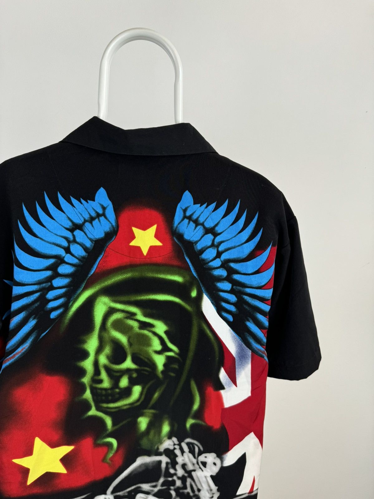 Dragonfly × Vintage Vintage Short Sleeve Dragonfly Biker Style Shirt Size US M / EU 48-50 / 2 - 4 Thumbnail