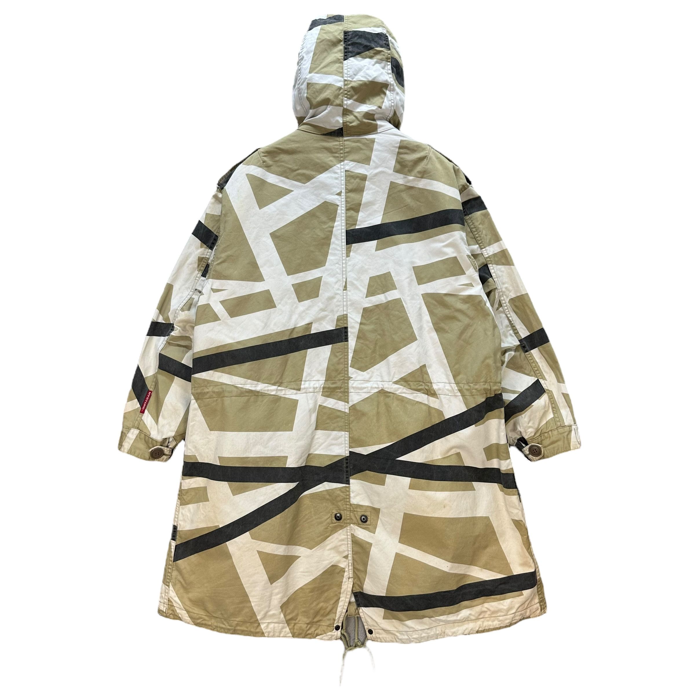 Hysteric Glamour HYSTERIC GLAMOUR Heavy Abstract Design Parka #A41-0940 Size US XL / EU 56 / 4 - 16 Thumbnail