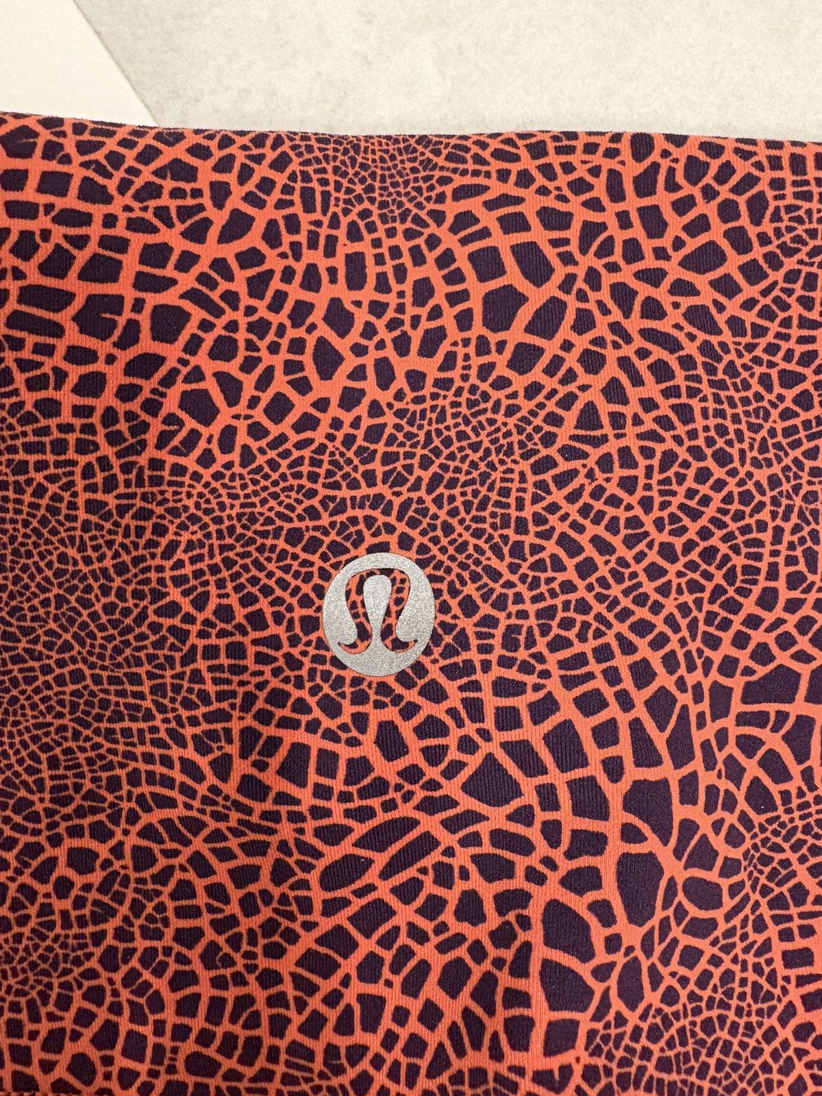 Lululemon Lululemon Wunder HR 23" Crackle Glaze Orange Larkspur Sz 4 Size 27" / US 4 / IT 40 - 9 Thumbnail
