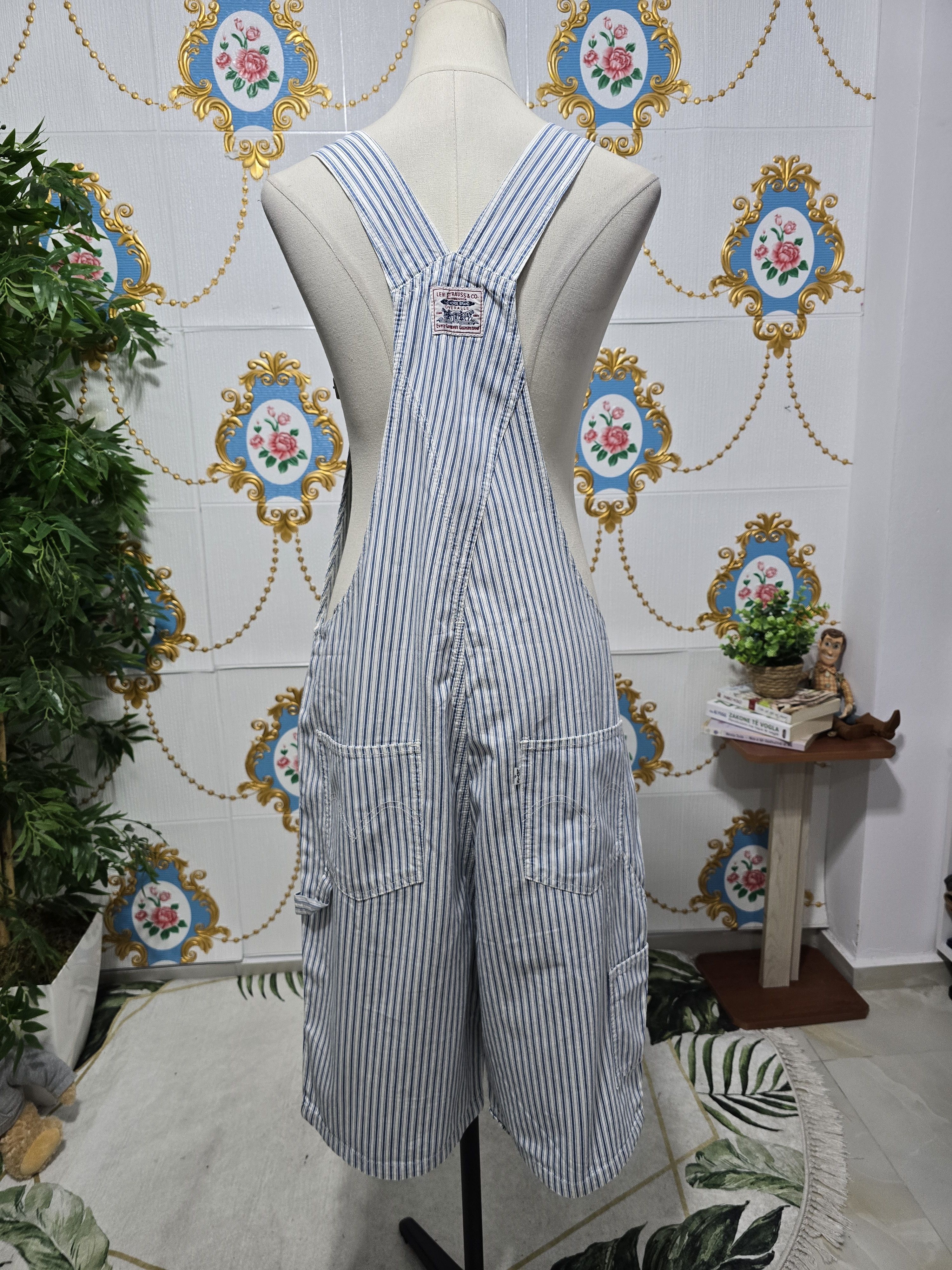 Levi's Levis VINTAGE RARE stripe DUNGAREES size Large Size US 34 / EU 50 - 15 Thumbnail