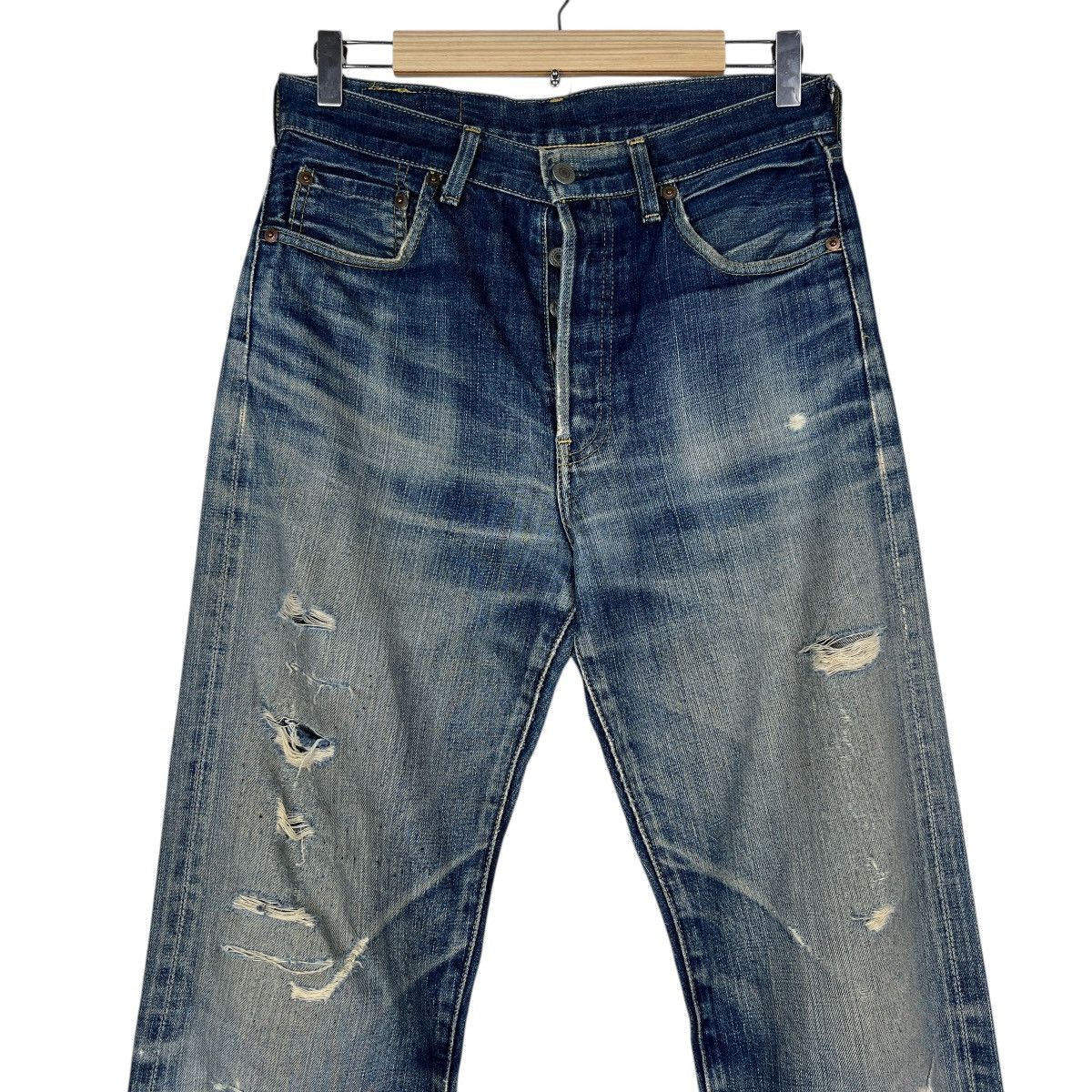 Levi's Vintage Clothing 90s Vintage Lvc Levis Lot 503B Selvedge Big E Denim Jeans Size US 30 / EU 46 - 3 Thumbnail