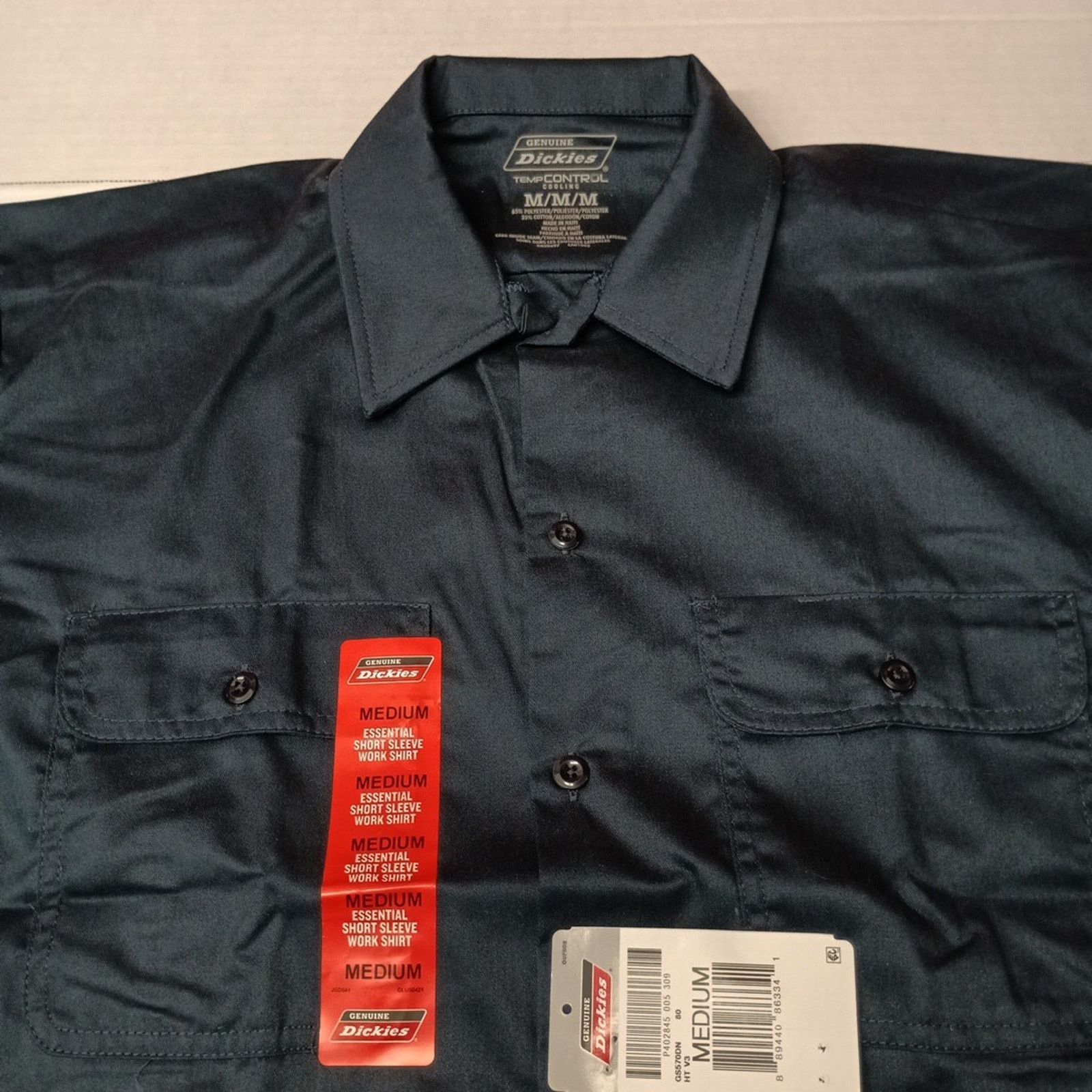 Dickies Dickies Essential Work Shirt Men's Size M Blue Temp Control Size US M / EU 48-50 / 2 - 2 Thumbnail