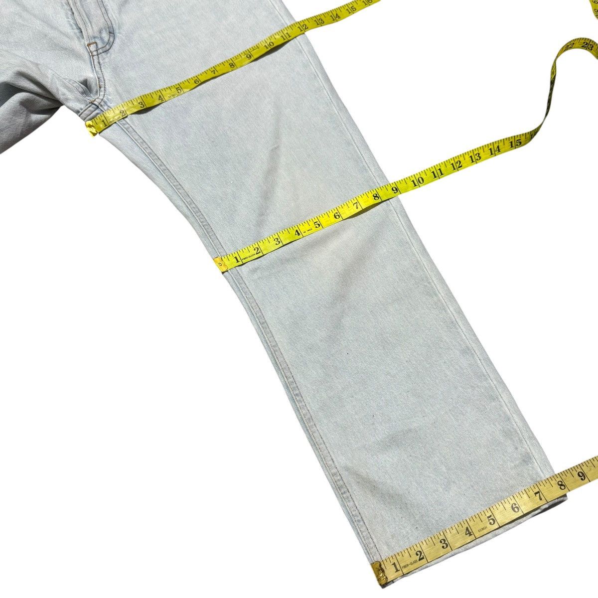 Acne Studios Acne Studios Log Lt Blue Denim Baggy Jeans Lightwash Size US 32 / EU 48 - 17 Thumbnail
