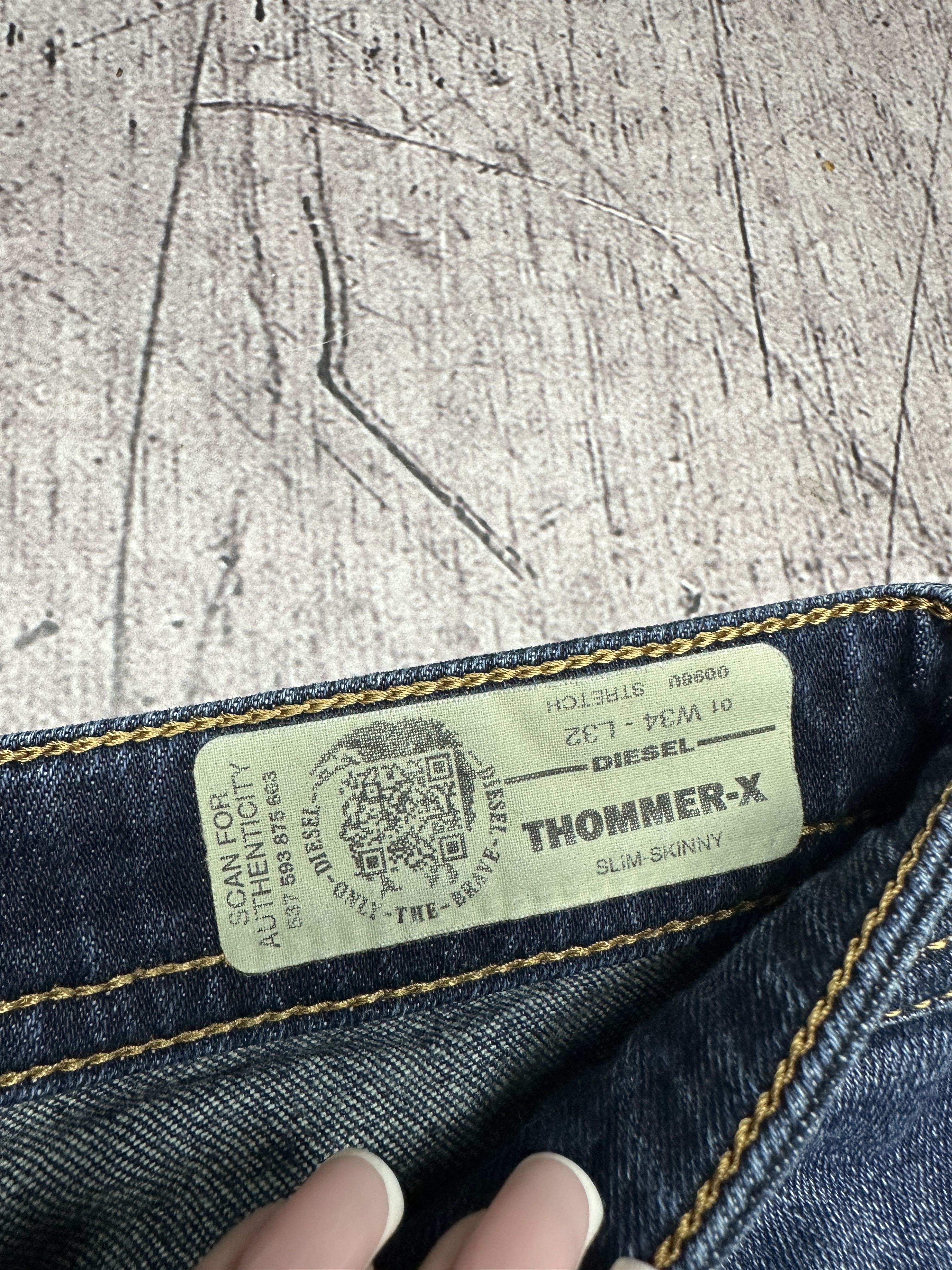 Diesel Diesel Thommer-X Mens Denim Pants Jeans Size US 34 / EU 50 - 4 Thumbnail