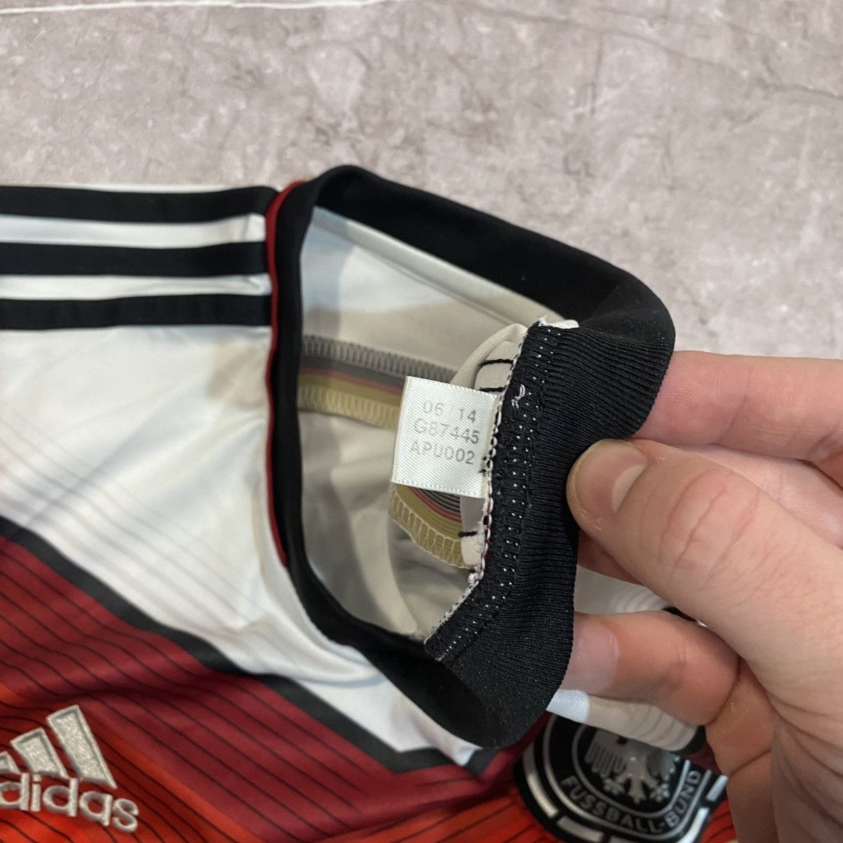 Vintage MATTHAUS ! VINTAGE ADIDAS GERMANY TEE NATIONAL SOCCER JERSEY Size US M / EU 48-50 / 2 - 10 Thumbnail