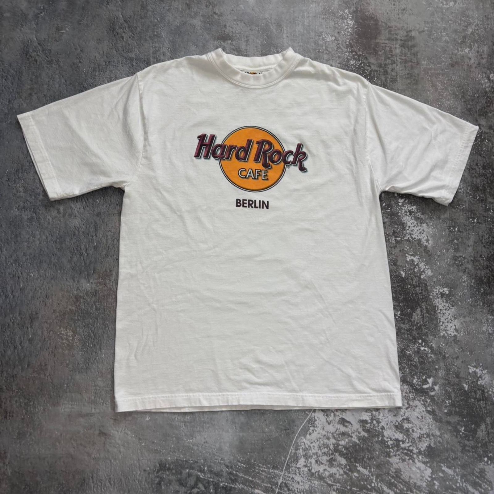 Hard Rock Cafe × Vintage Vintage 90s Hard Rock Cafe Berlin Germany T Shirt Size Large Size US L / EU 52-54 / 3 - 1 Thumbnail