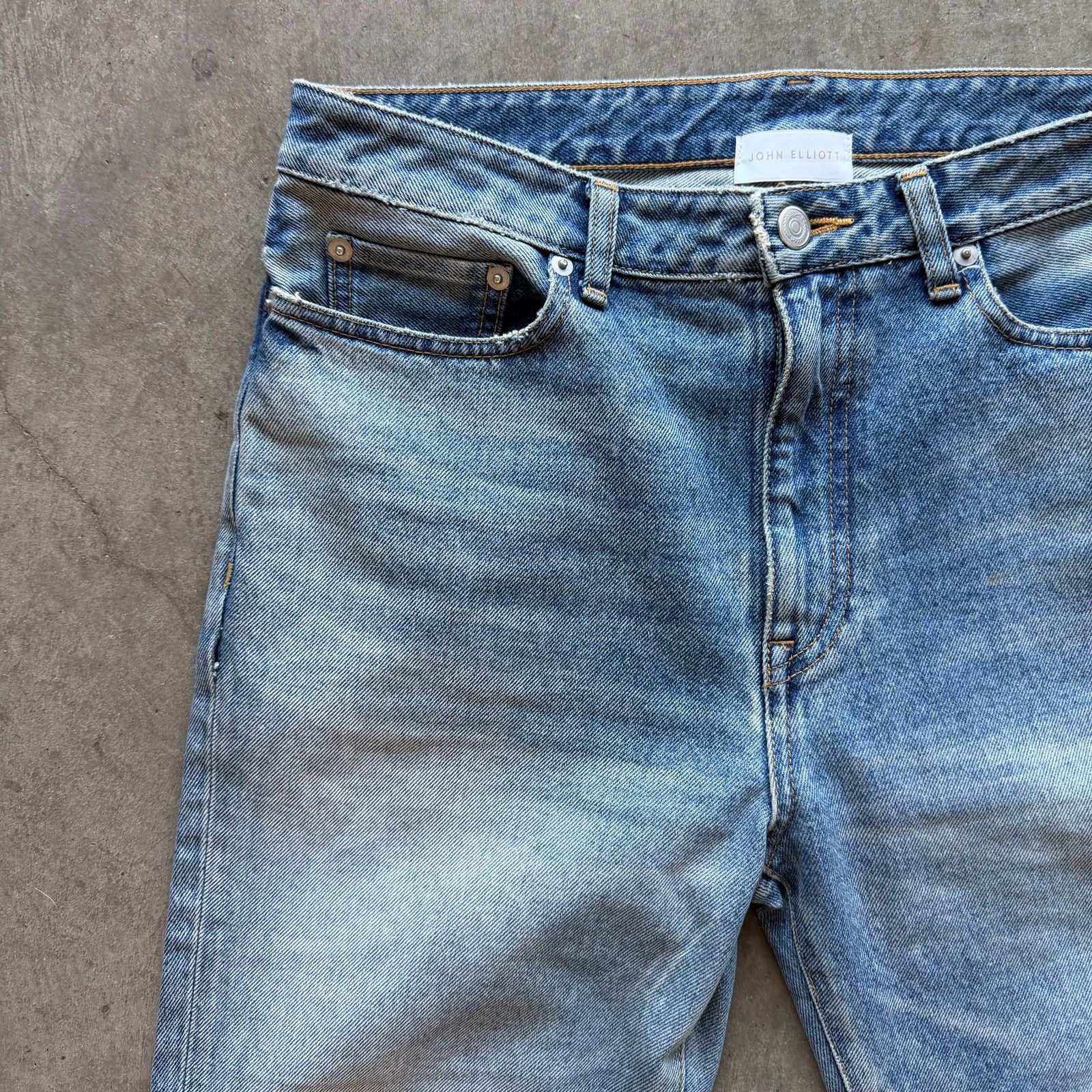 John Elliott John Elliot Lightwash Denim Size US 30 / EU 46 - 2 Thumbnail
