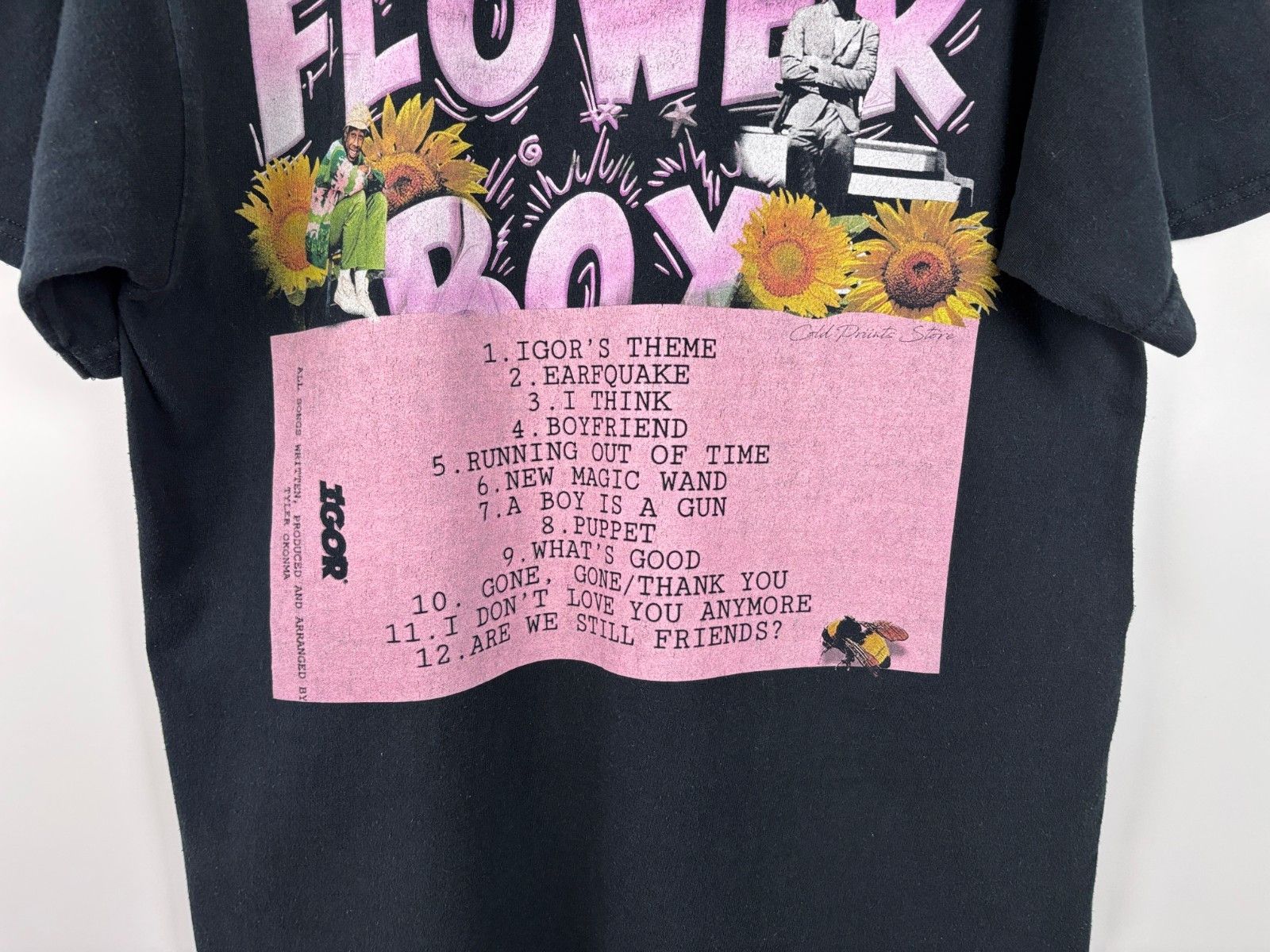 Gildan Tyler The Creator IGOR Flower Boy Double Sided T-Shirt L Size US L / EU 52-54 / 3 - 7 Thumbnail