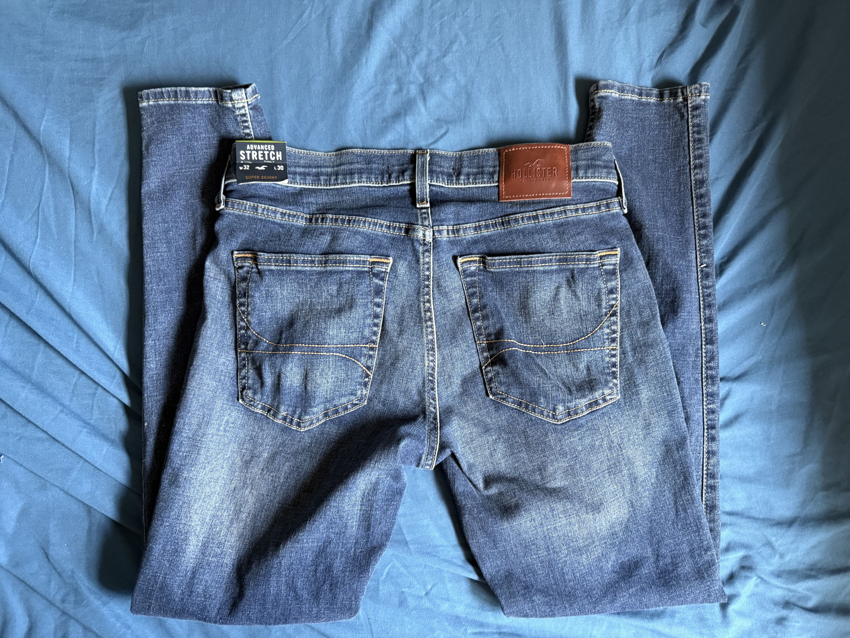 Hollister Hollister Super Skinny Jeans Advanced Stretch 32x30 $59.50 Size US 32 / EU 48 - 4 Thumbnail