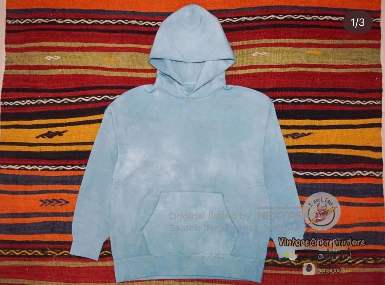 Visvim Visvim 18aw ICT Jumbo Hoodie Indigo. Size US M / EU 48-50 / 2 - 3 Thumbnail
