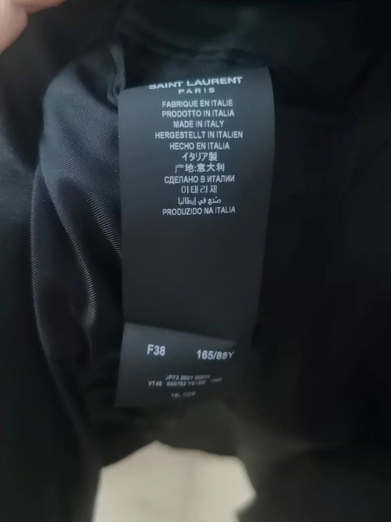Saint Laurent Paris Saint Laurent Paris Golden buckle suit jacket-2506 Size US M / EU 48-50 / 2 - 2 Thumbnail