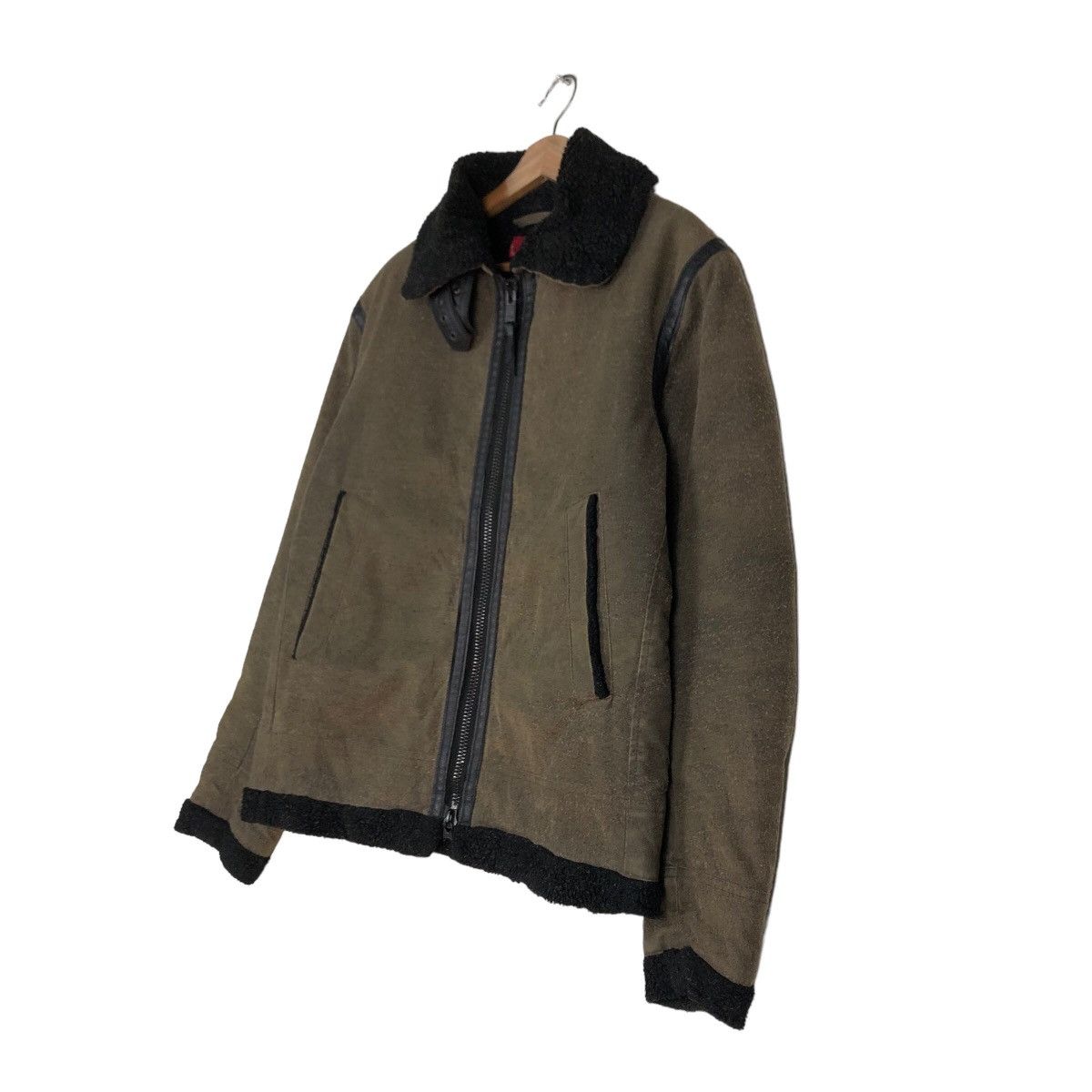 Japanese Brand 🔥VINTAGE SHEARLING BLANKET JACKET LEVIS ZIPPER Size US M / EU 48-50 / 2 - 2 Thumbnail