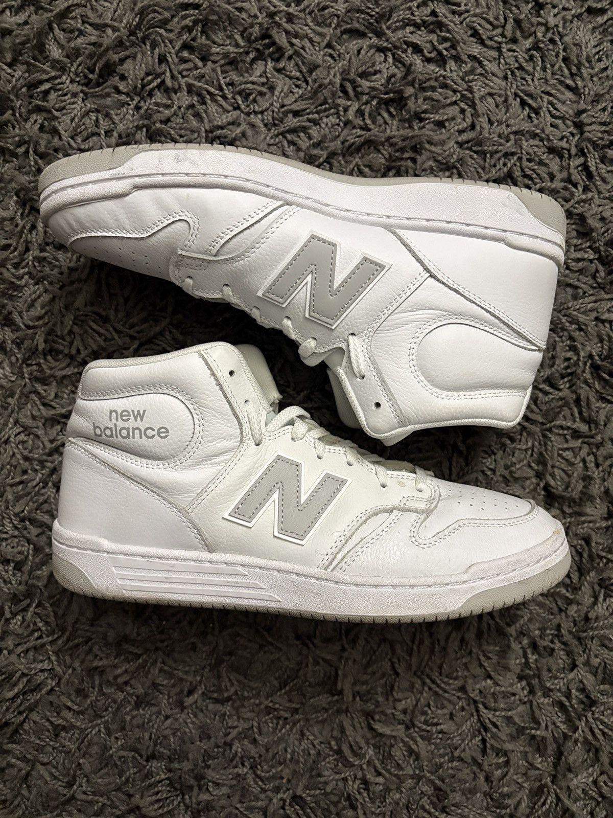 New Balance New Balance Numeric 480 High White/Grey Size US 10 / EU 43 - 3 Thumbnail