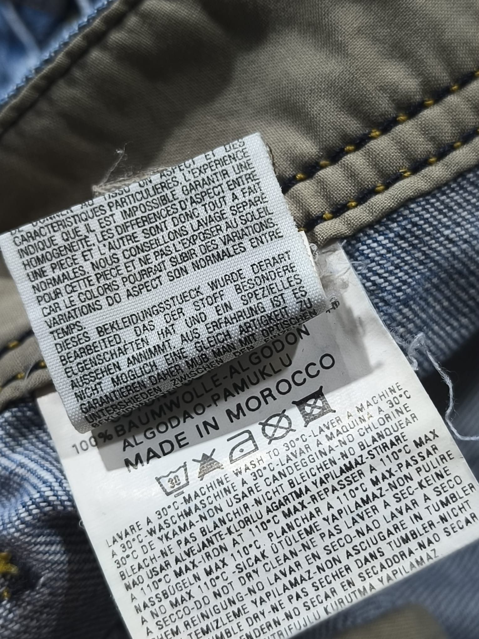 Diesel VTG DIESEL KARDEEF LOOSE STRAIGHT BIG POCKETS JEANS Size US 32 / EU 48 - 5 Thumbnail
